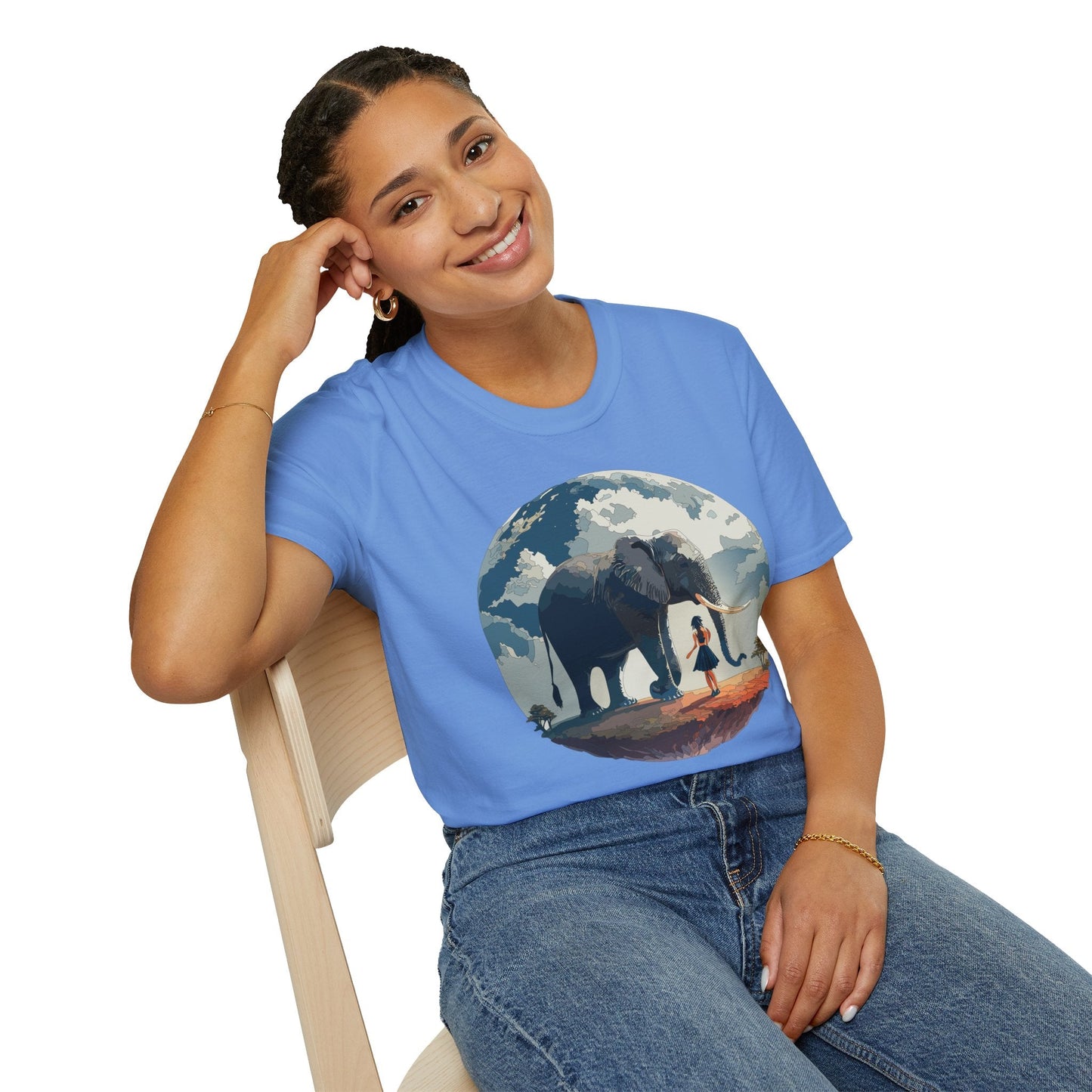 Womens Graphic T Shirt Art Design Tee Softstyle Gildan 64000 100 Percent Ring Spun Cotton