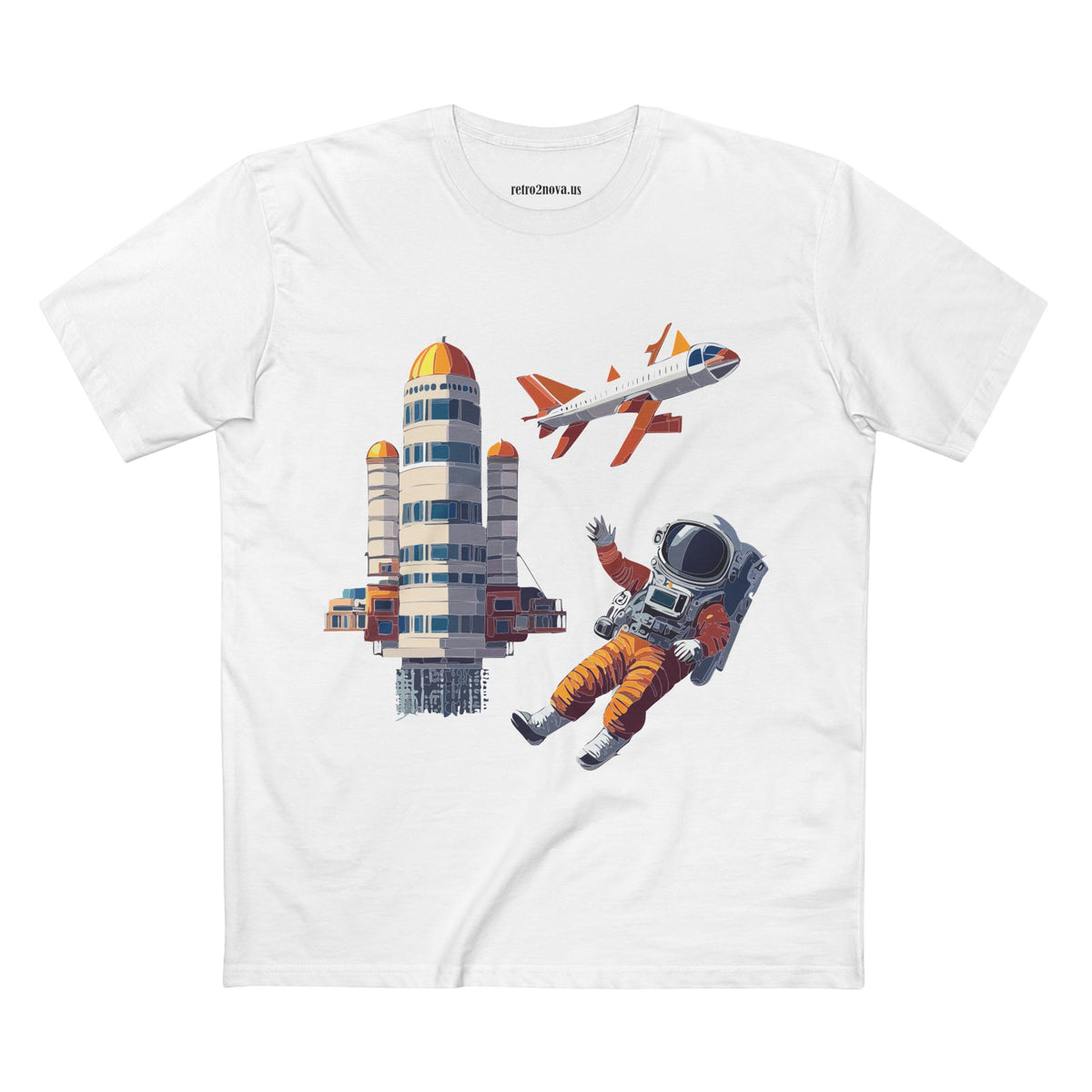 Cosmos Astronaut Graphic Tee Staple Unisex 100 Cotton Tee Shirt - CS-17