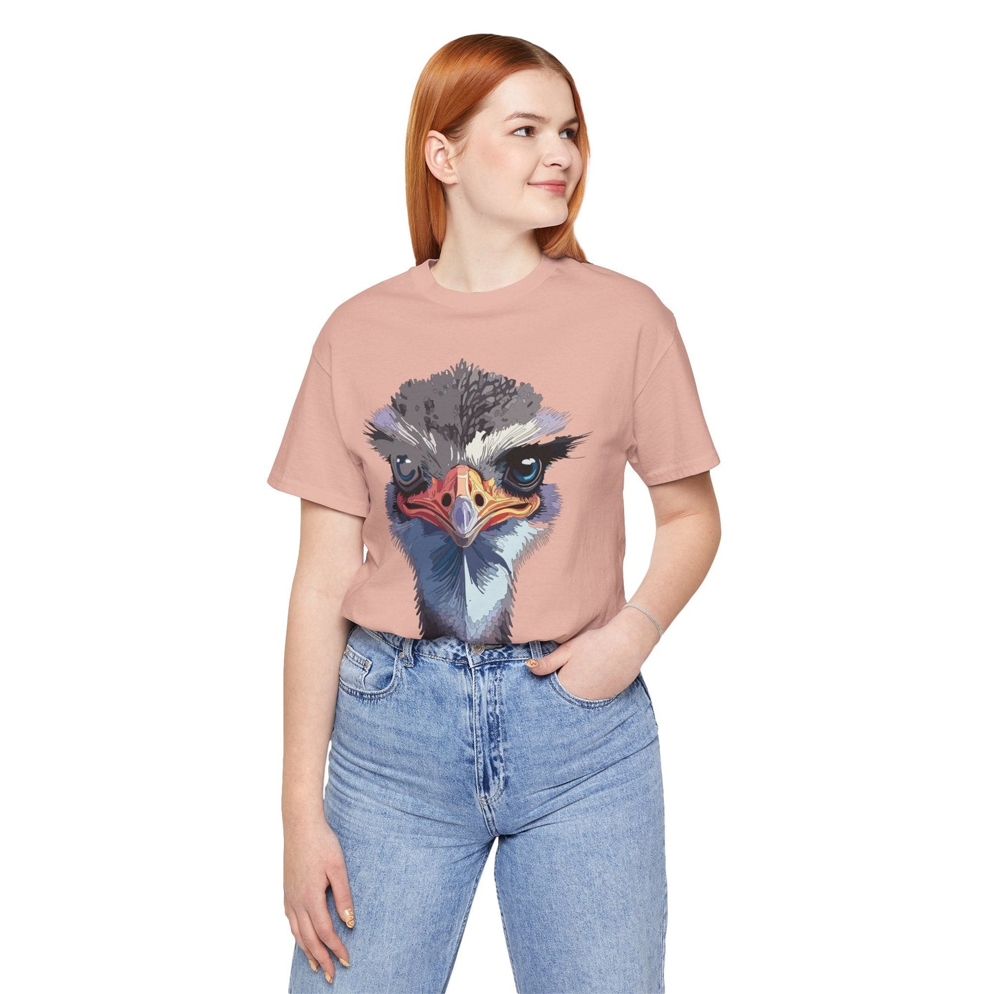 Unisex Animal Tee Shirt With Art Design Wild Animals Shirt Gildan Softstyle 64000