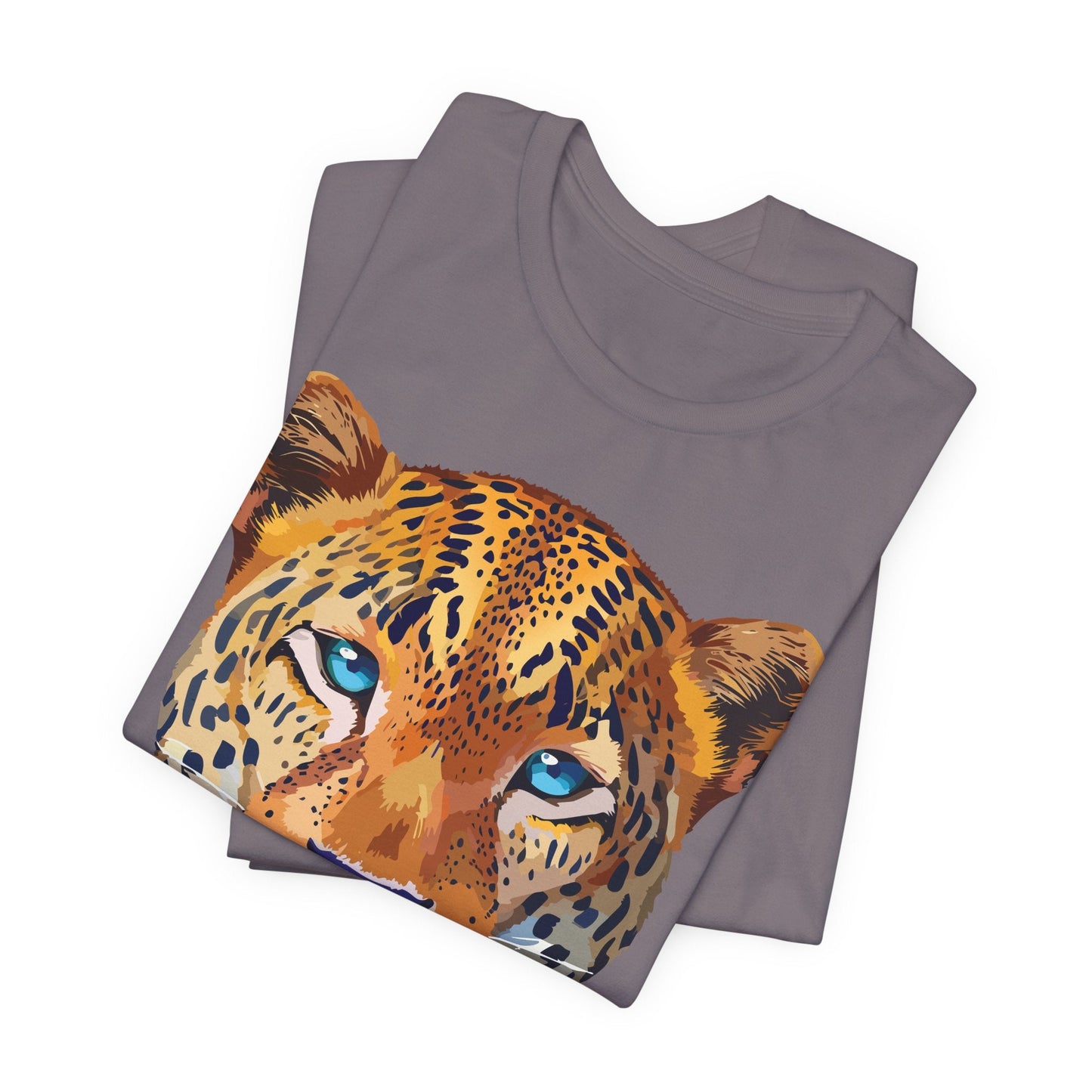 Unisex Animal Print Tee Shirt With Art Design Wild Animals Graphic Tee For Everyday Wear