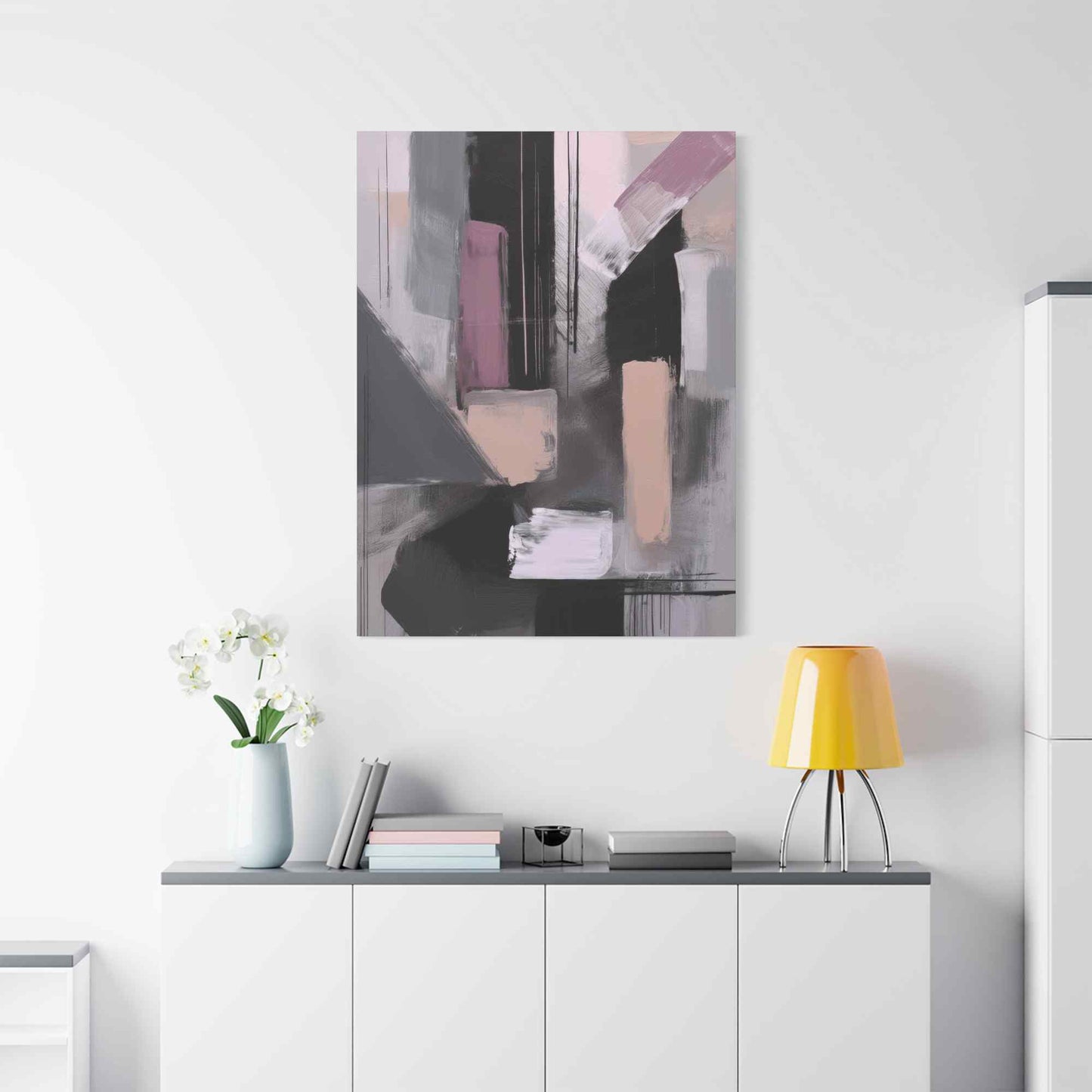 Abstract Geometric Painting Print Canvas 20x24,20x30,24x30 24x32,24x36,30x40 32x48,36x48,40x60 Pine-Wood Inner Frame ABS-47