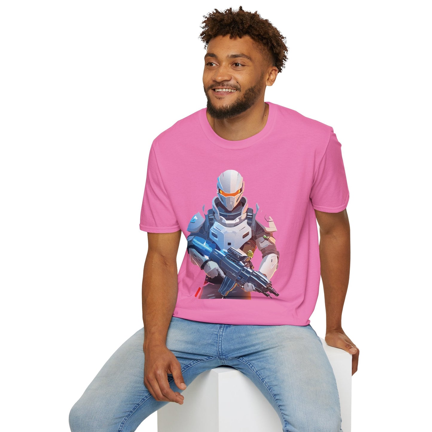 Robocop T Shirt Unisex Softstyle Ring Spun Cotton Tee With Robocop Art Design Premium Comfort