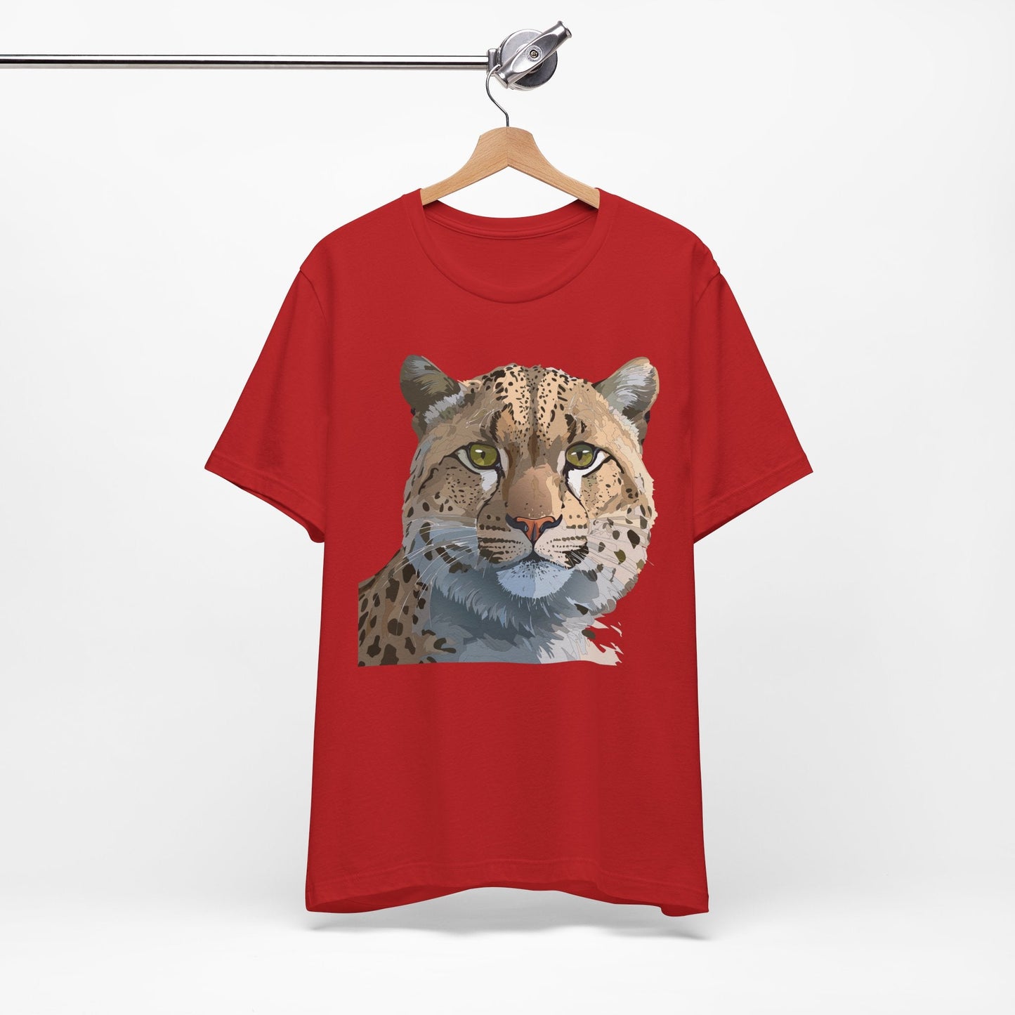 Unisex Animal Shirt With Animals Art Design Tee Short Sleeve Wildlife Print Tee Shirt