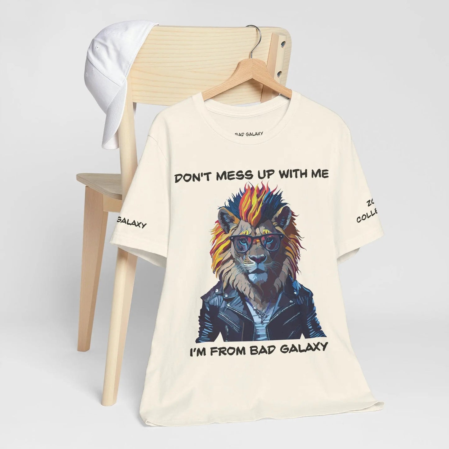 Animal T Shirt From Bad Galaxy Made To Order 100 Percent Cotton Tee Eco Friendly Non Toxic Inks USA