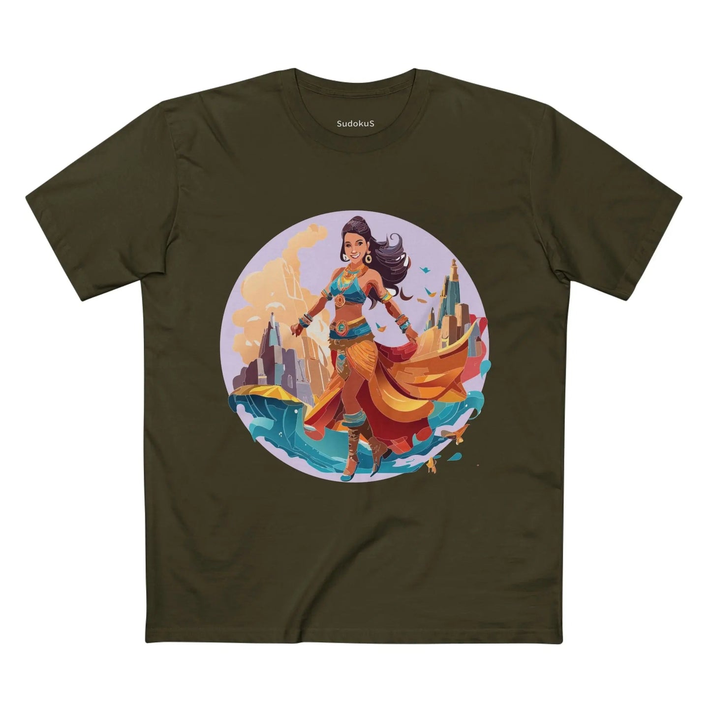 Dancer Graphic Unisex 100 Cotton Staple Tee 8