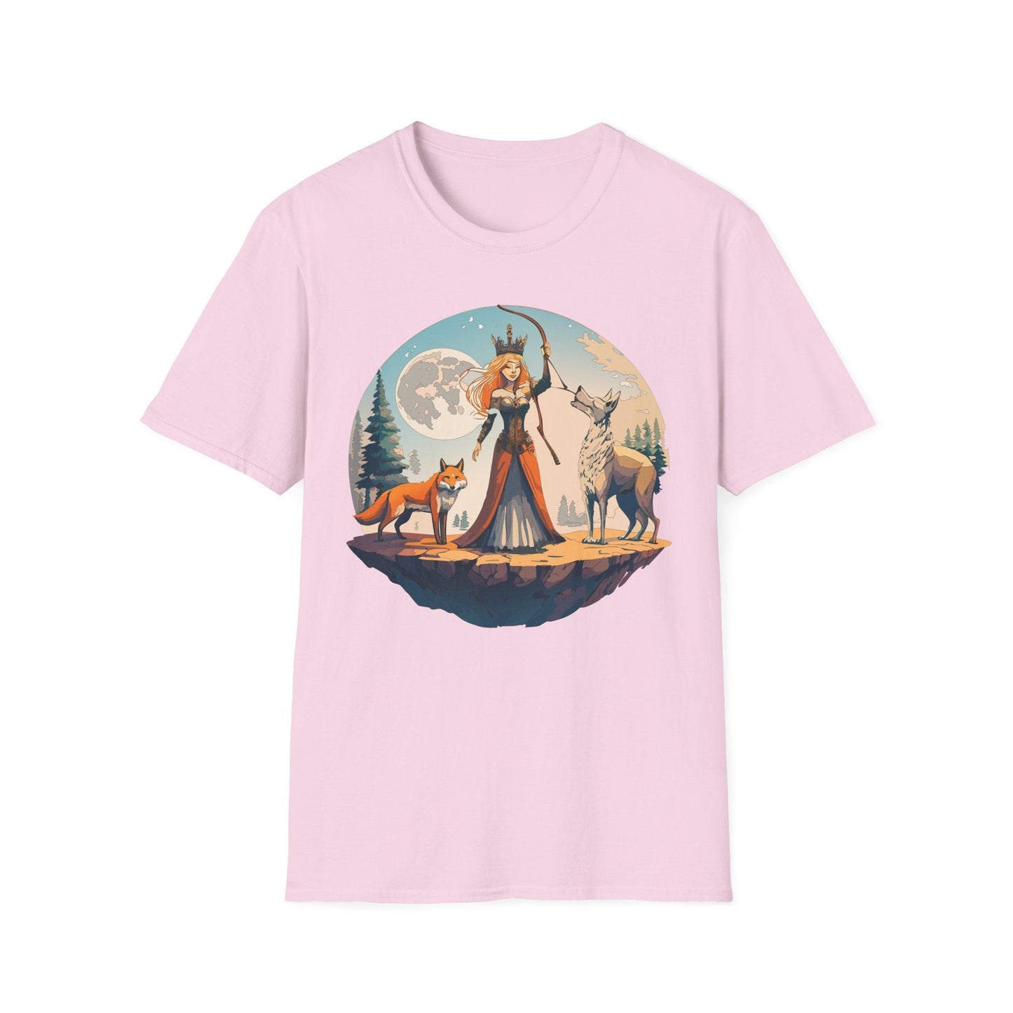 Womens Graphic T Shirts Art Design Shirt Softstyle Gildan 64000 Unisex Tee Ring Spun Cotton