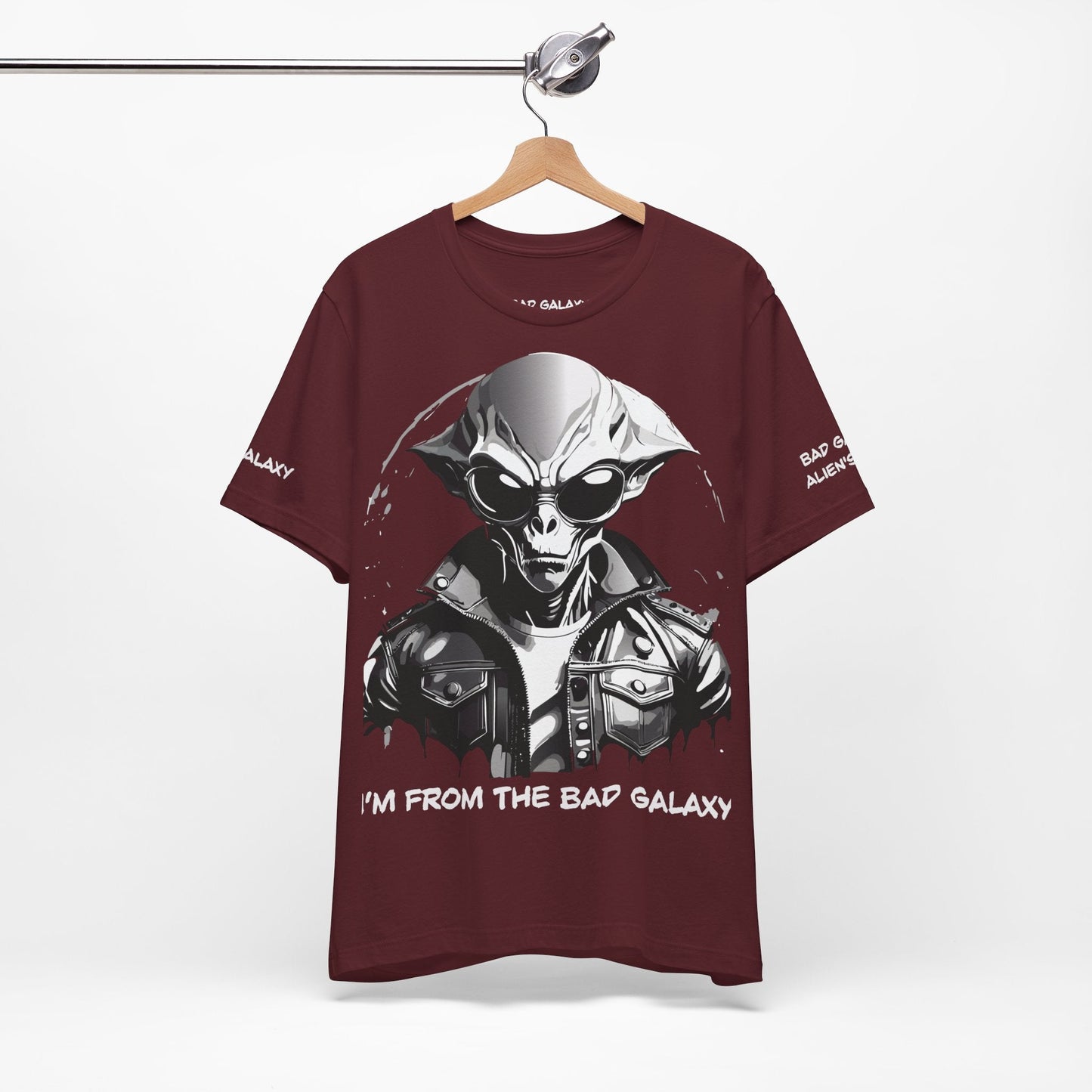 Alien Tee Shirt From Bad Galaxy Made To Order 100 Percent Cotton Lightweight Free Shipping