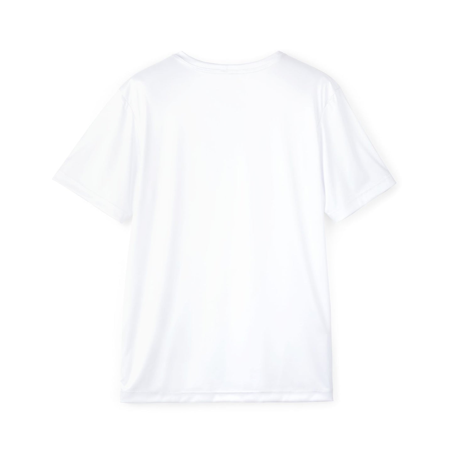 True White Color Unisex Poly T-Shirt with Solid Colors XS-4XL