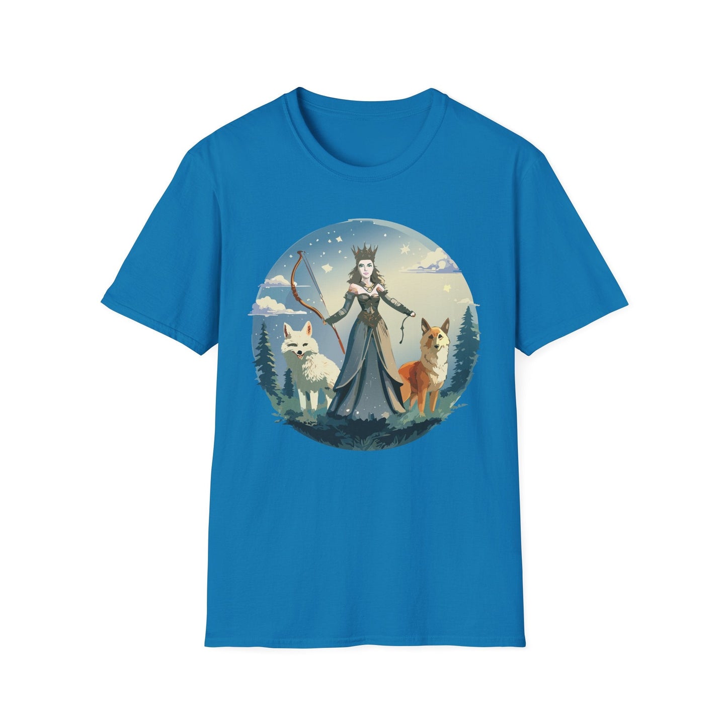Women Graphic T Shirt Art Design Tee Unisex Softstyle Cotton Gildan 64000 Premium Comfort