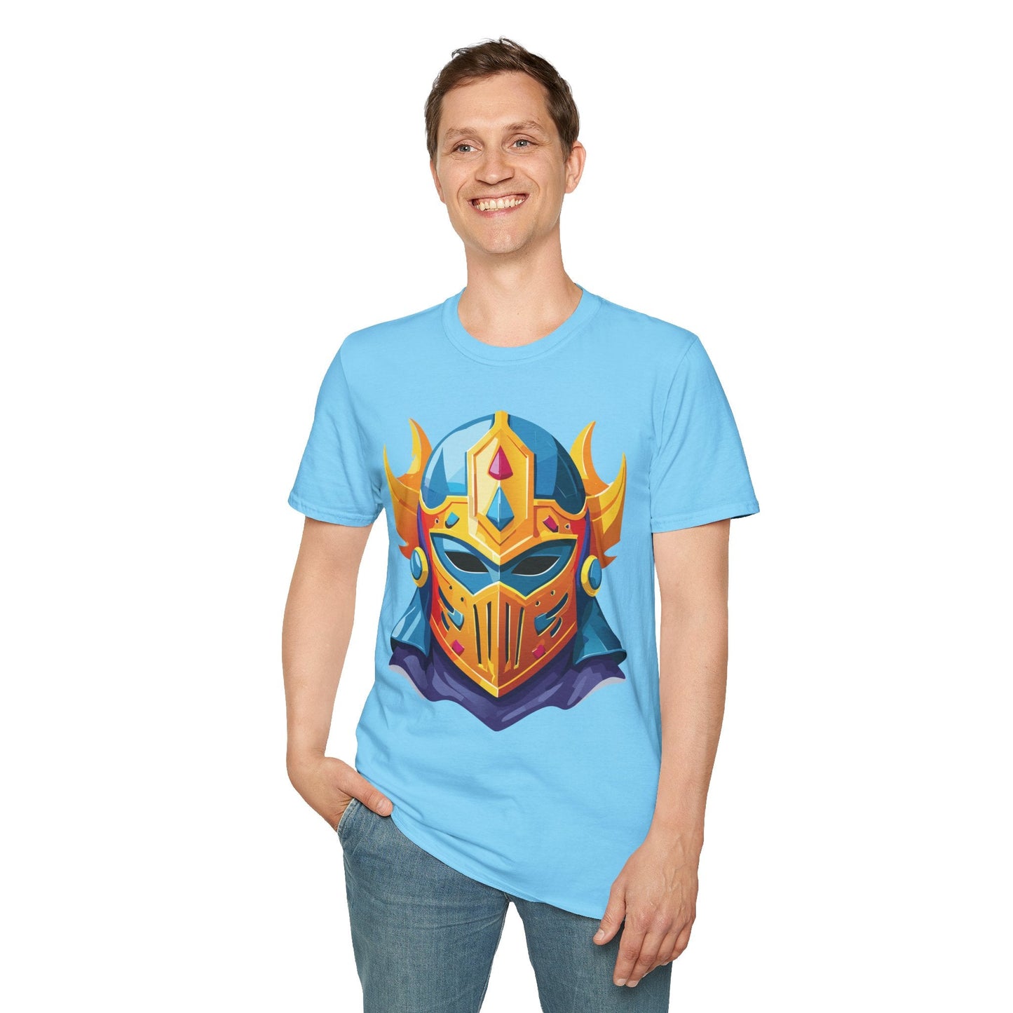 Mask Tee Shirt Unisex Softstyle T Shirt With Mask Design Masquerade Tees For Everyday Comfort