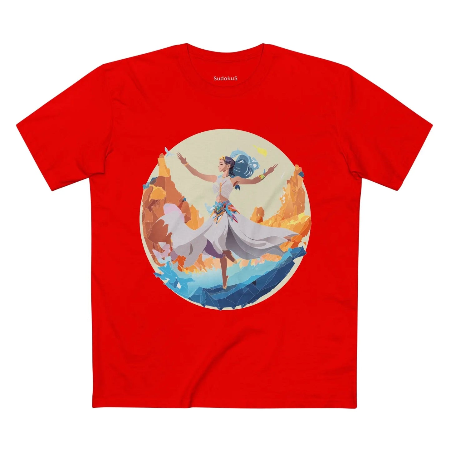 Dancer Graphic Unisex 100 Cotton Staple Tee 12