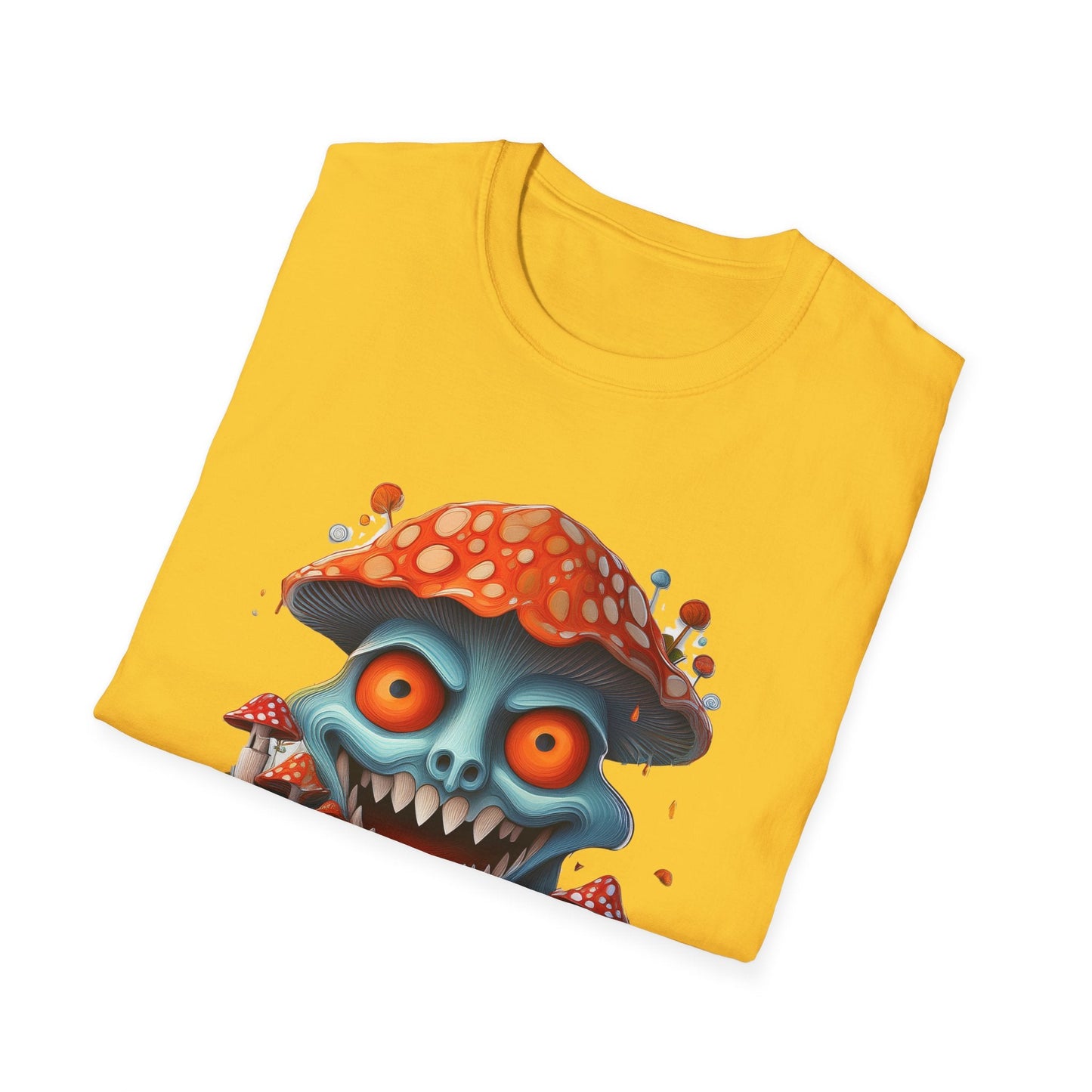 Mashroom Tee Shirt Unisex Softstyle Gildan 64000 Short Sleeve Tee With Funny Mashroom Fungus