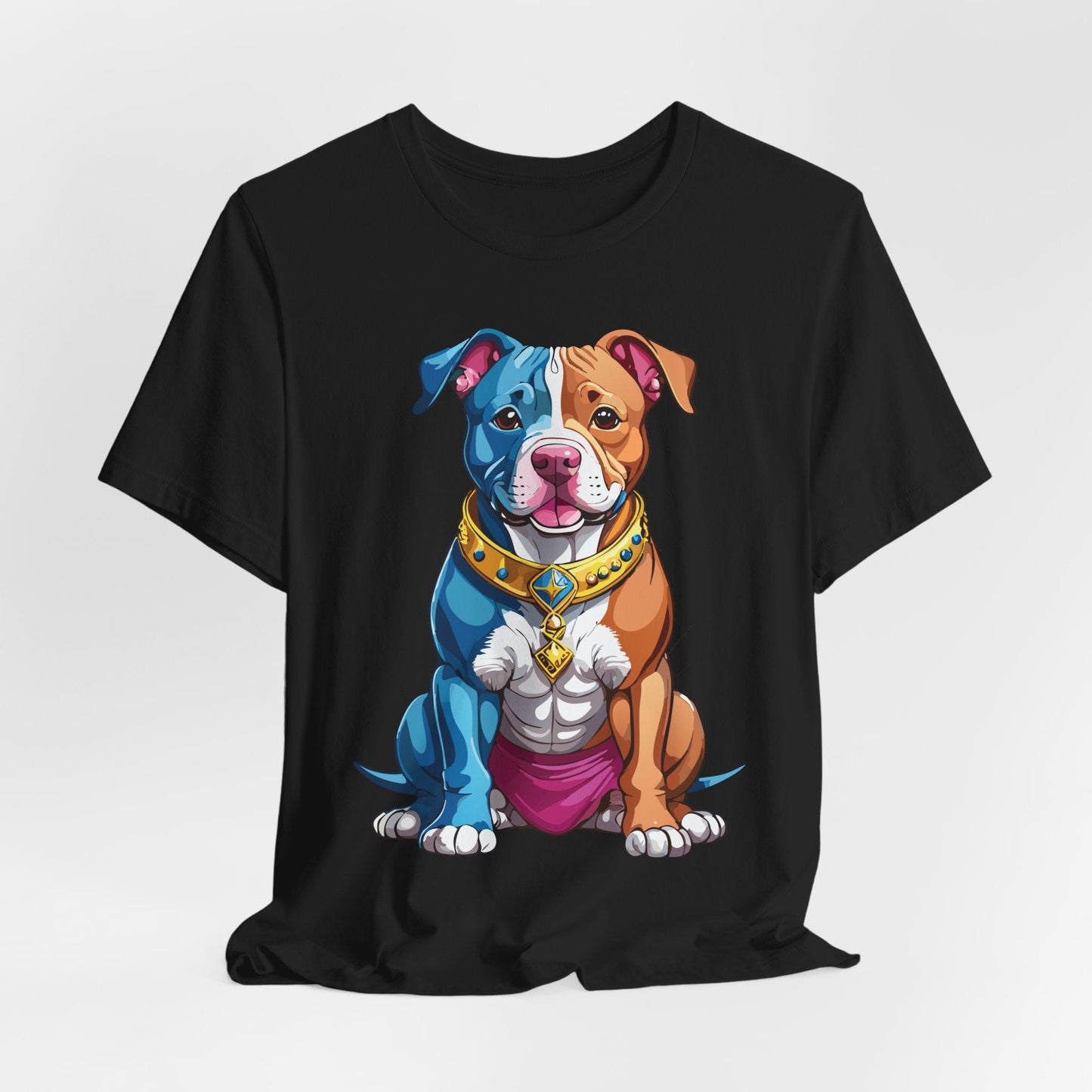 Unisex Animal Shirt Art Design Tee With Wild Animals Print Short Sleeve Jersey Tee
