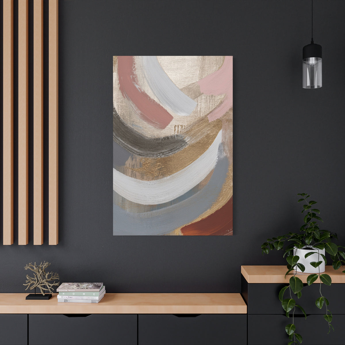 Abstract Pastel Painting Print Canvas 20x24,20x30,24x30 24x32,24x36,30x40 32x48,36x48,40x60 Pine-Wood Inner Frame ABS-90