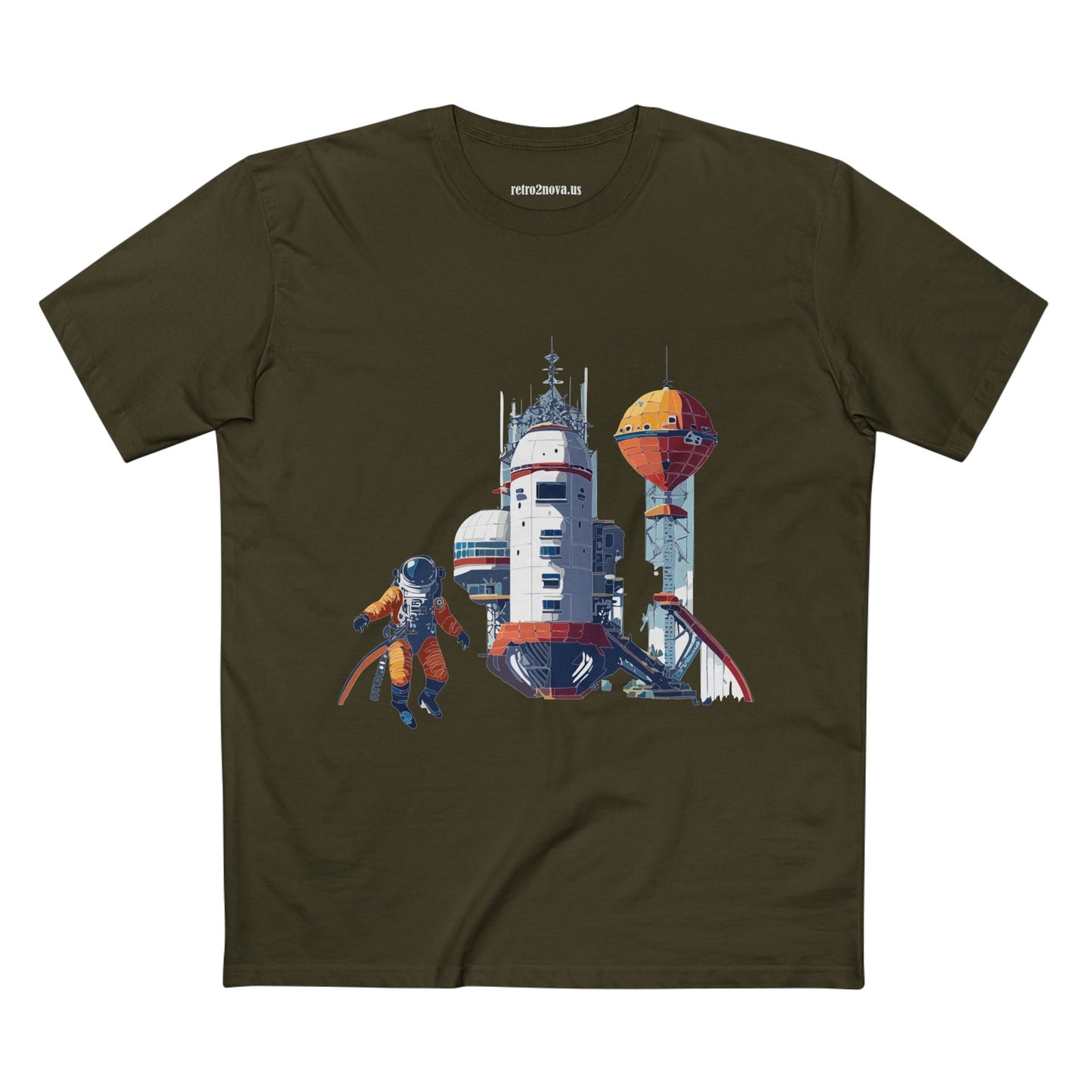 Cosmos Astronaut Shirt CS 10 Unisex Premium Cotton Tee With Original Art Design Collection