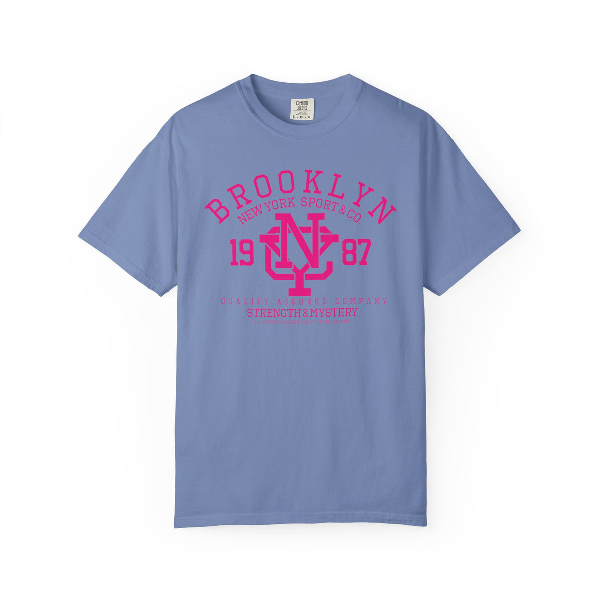 Brooklyn 1987 Athletic Logo Unisex Comfort Colors Garment-Dyed Heavyweight 100 Cotton Art Design T-Shirt w11