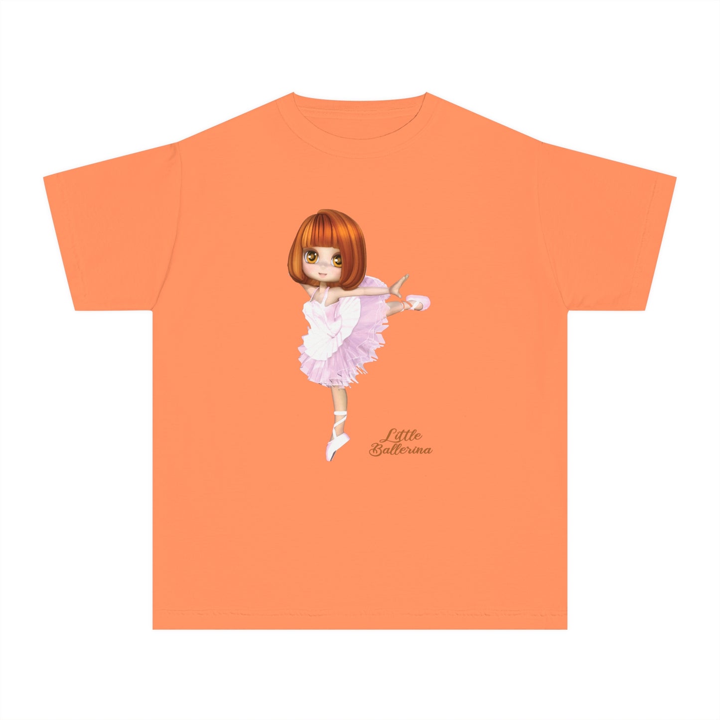 Youth Tee Shirt with Little Ballerina