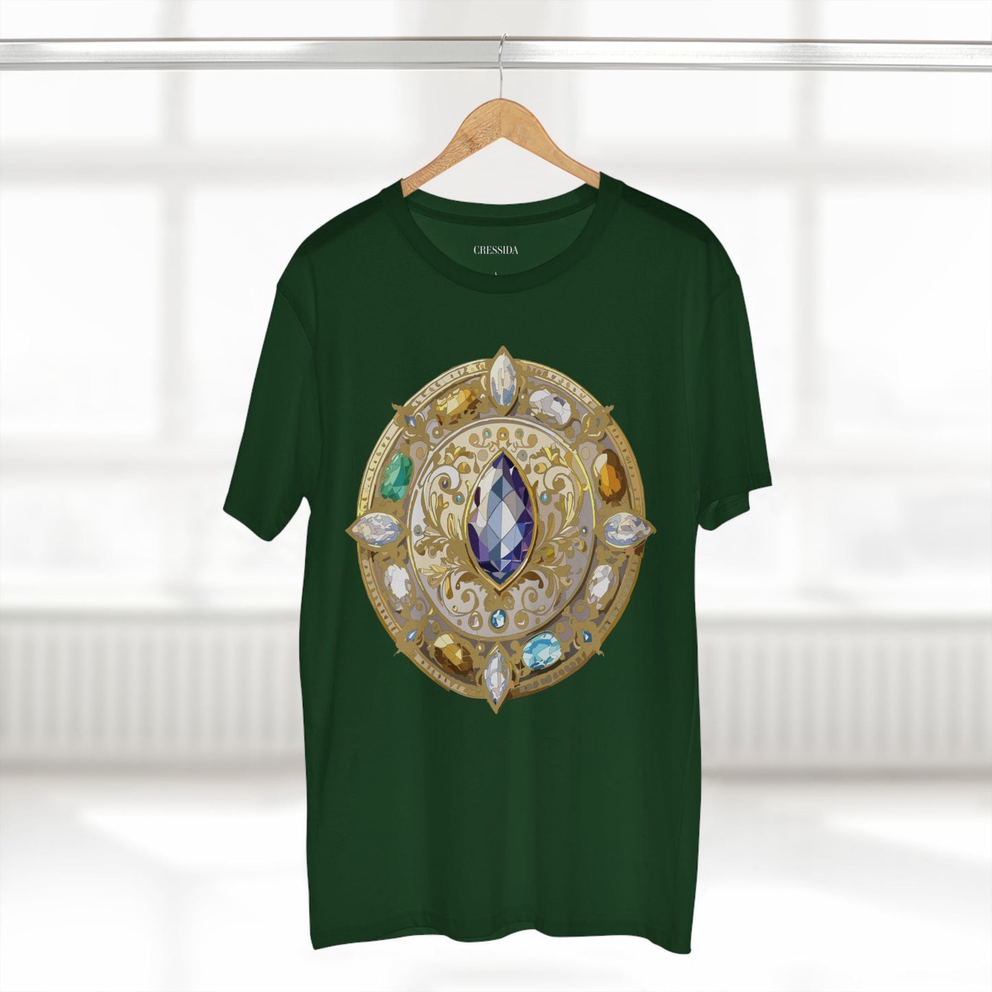 Medallion Graphic T-Shirt Unisex 100 Cotton With Gold Art Design Medal Tee 16