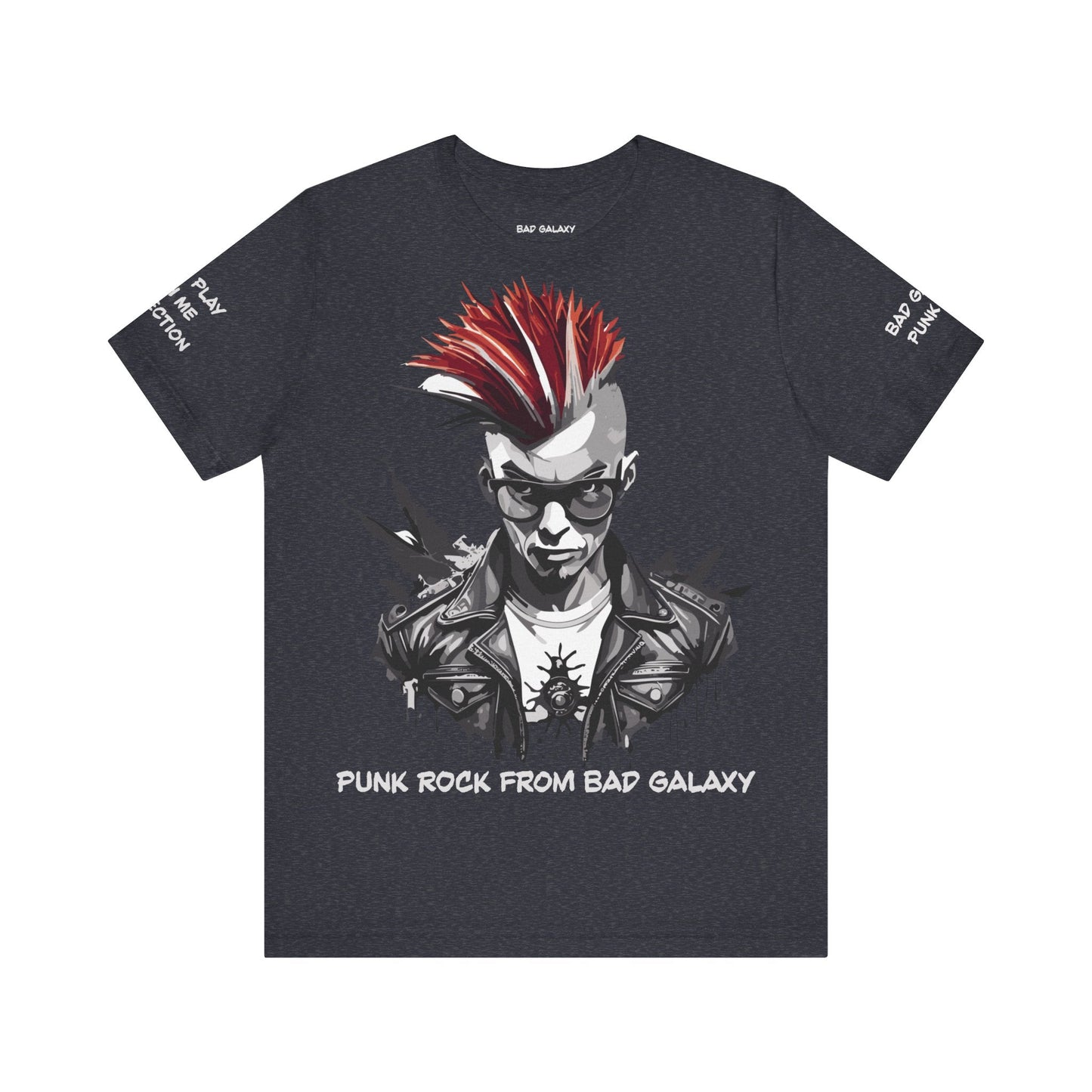 Punk Rock Tee Shirt Made To Order In USA With 100 Percent Cotton And Eco Friendly Inks