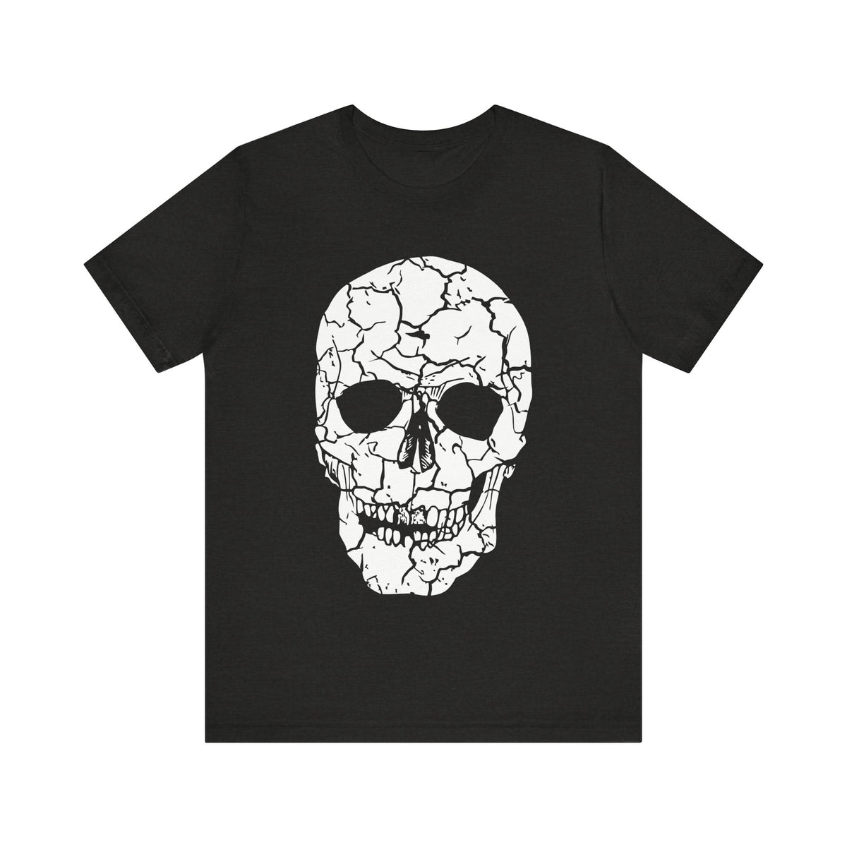 Camiseta unisex de algodón con calavera