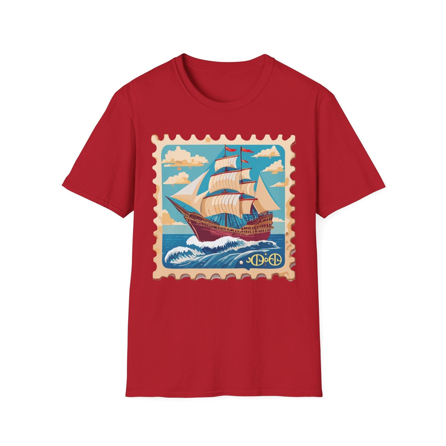 Ship T Shirts Frigate Vessel Tee Unisex Softstyle Gildan 64000 100 Percent Cotton