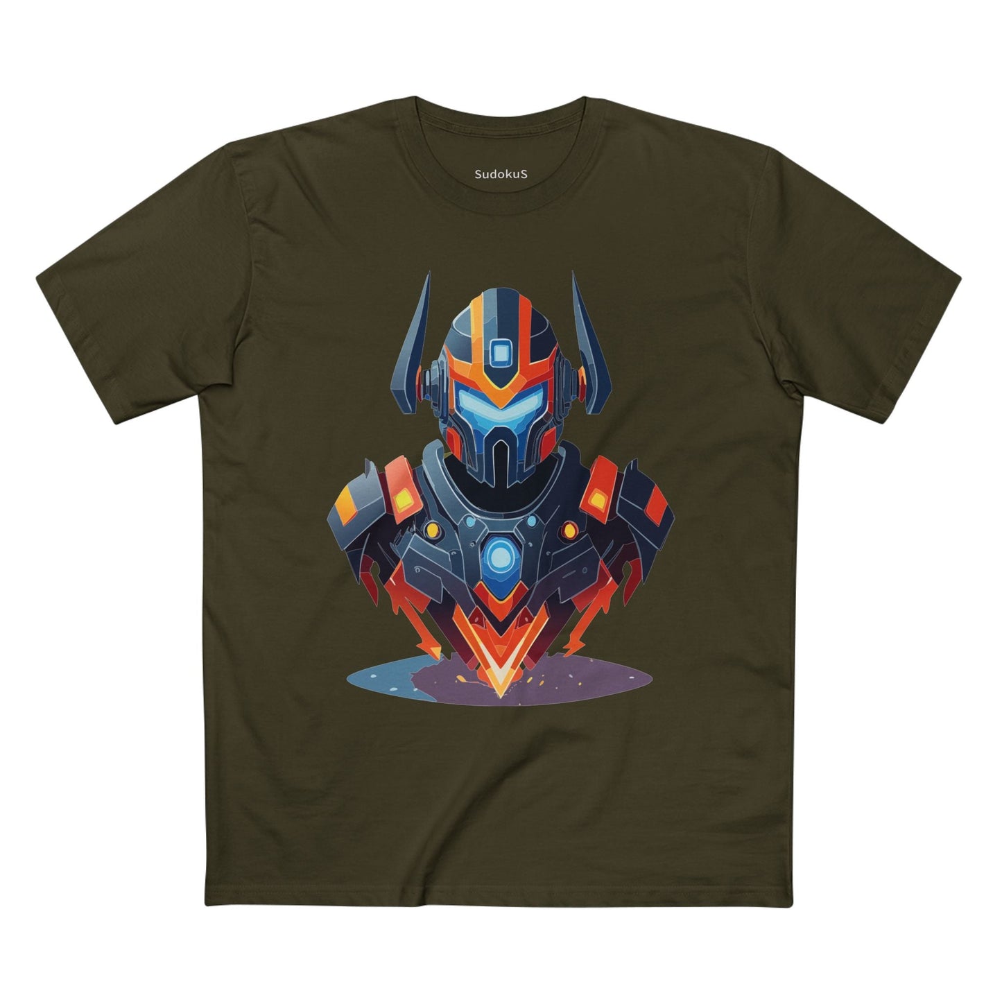 Cyborg Robot Graphic Unisex 100 Cotton Staple Tee 10
