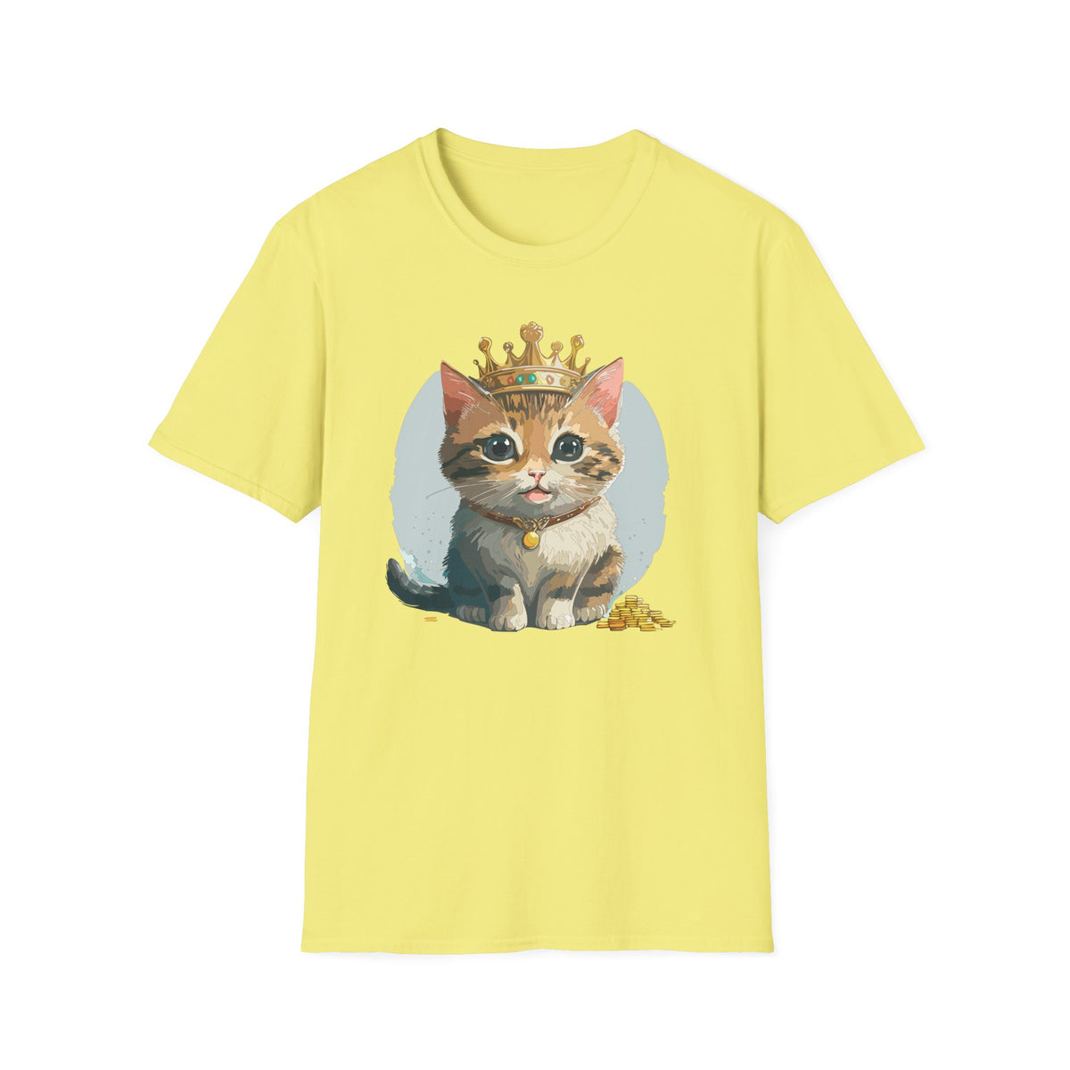 Queen Cat crown kitten shirt | Cat Illustration T-Shirt