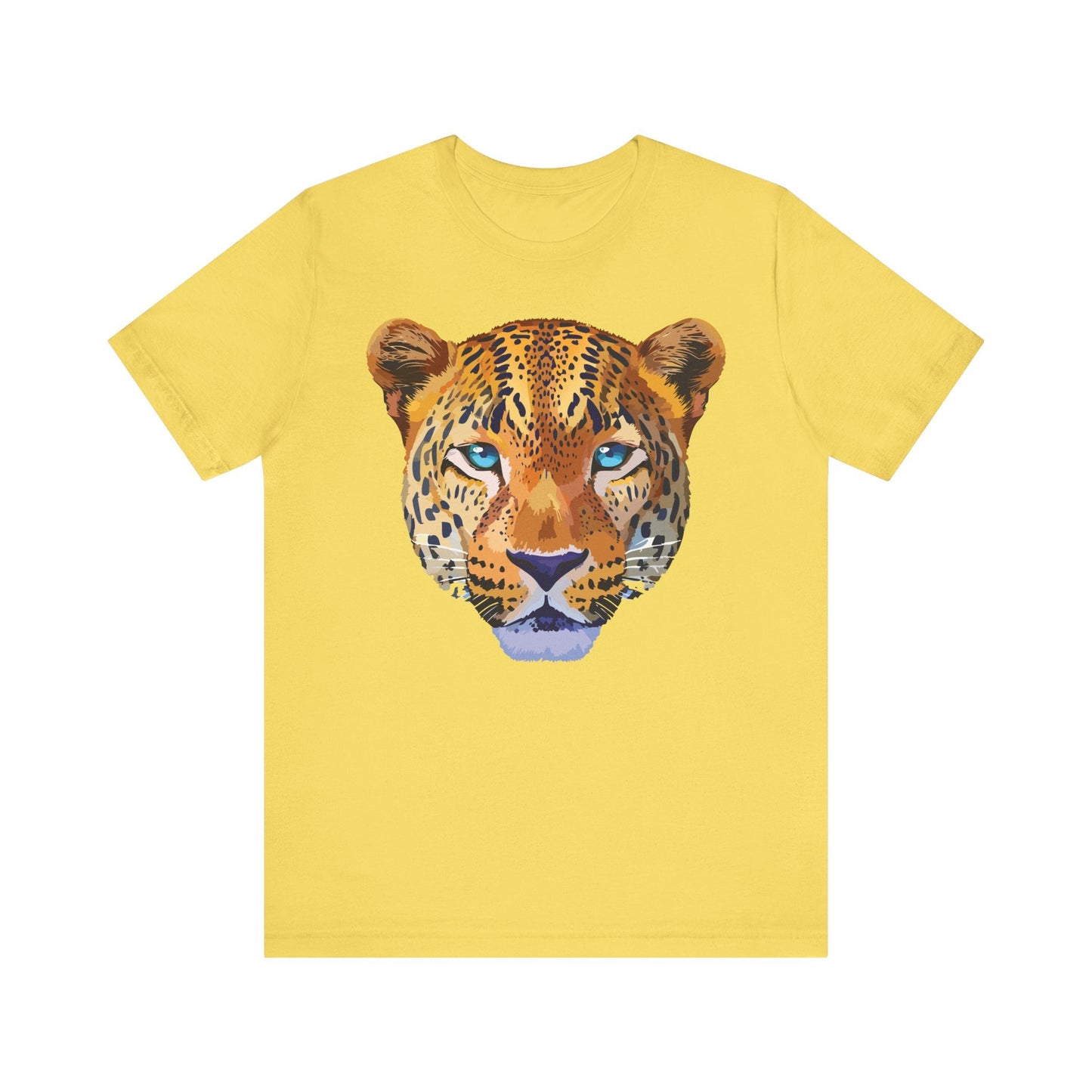 Unisex Animal Print Tee Shirt With Art Design Wild Animals Graphic Tee For Everyday Wear
