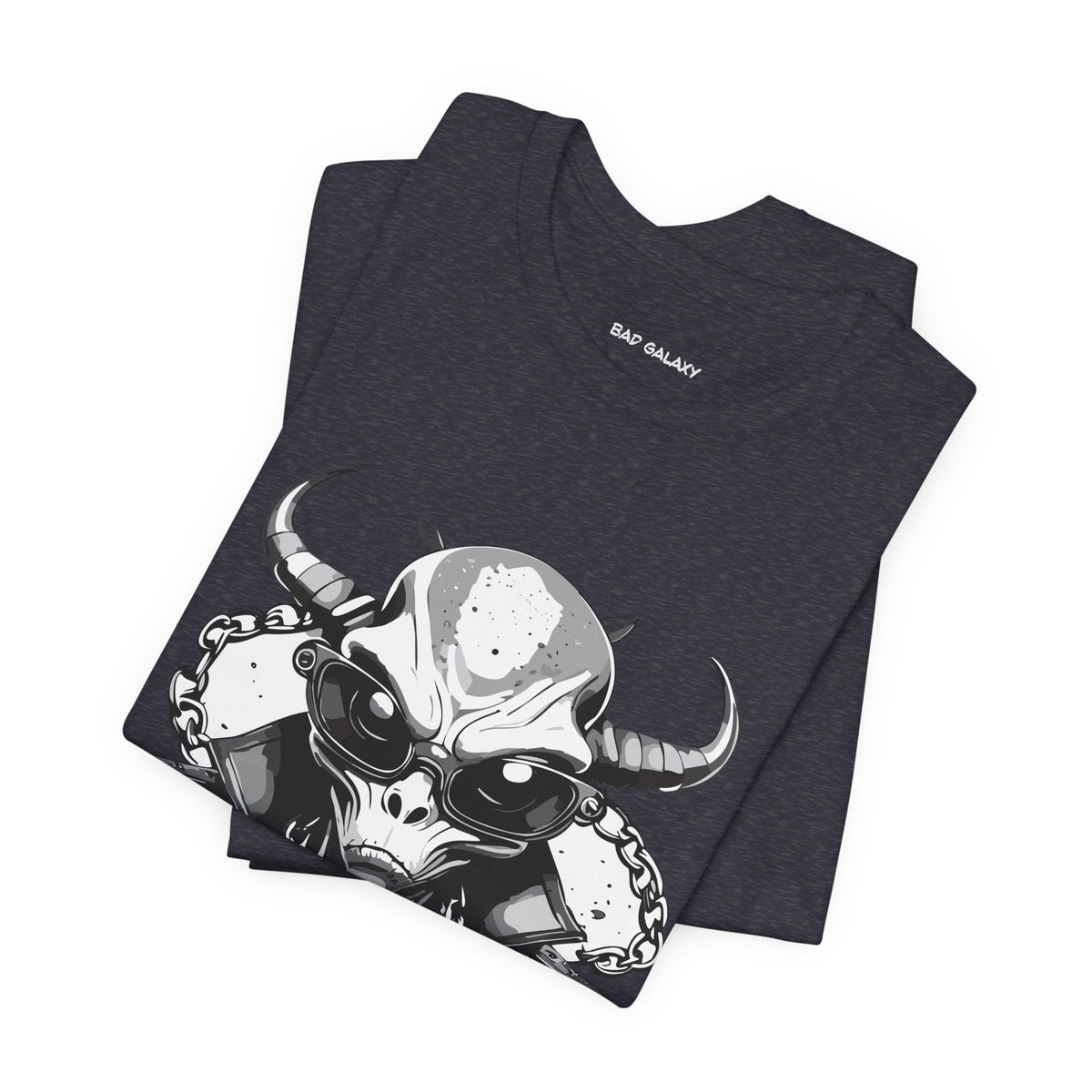 Alien Graphic Unisex Cotton Bella+Canvas Tee with Art Design b72