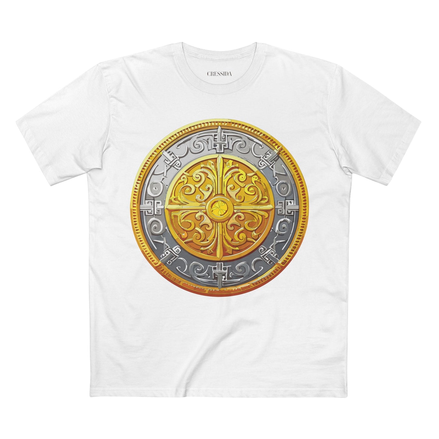 Antique Gold Coin Graphic Design T-Shirt Unisex 100 Cotton With Golden Print Artwork Tee 18