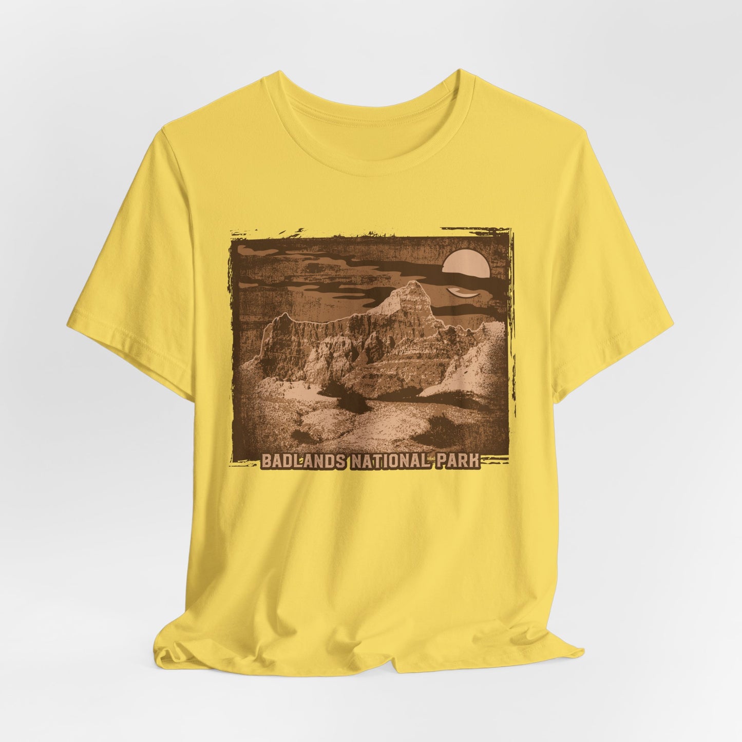 Badlands Retro Poster Graphic Design Tee, Badlands Shirt, Vintage Tees, Art Design T-Shirt, Graphic Tee, Retro Art Shirts