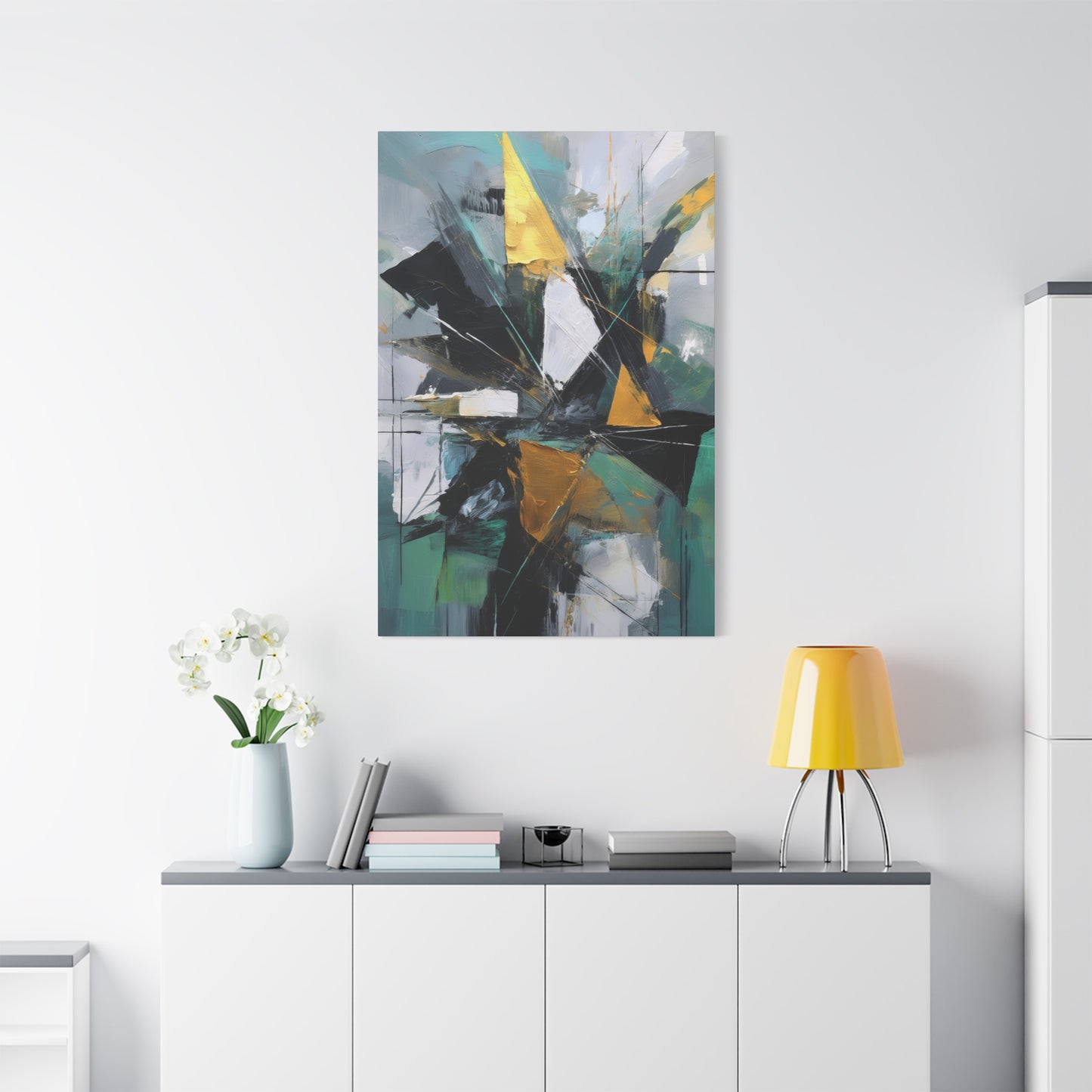 Abstract Oil Painting Print Canvas 20x24,20x30,24x30 24x32,24x36,30x40 32x48,36x48,40x60 Pine-Wood Inner Frame ABS-208
