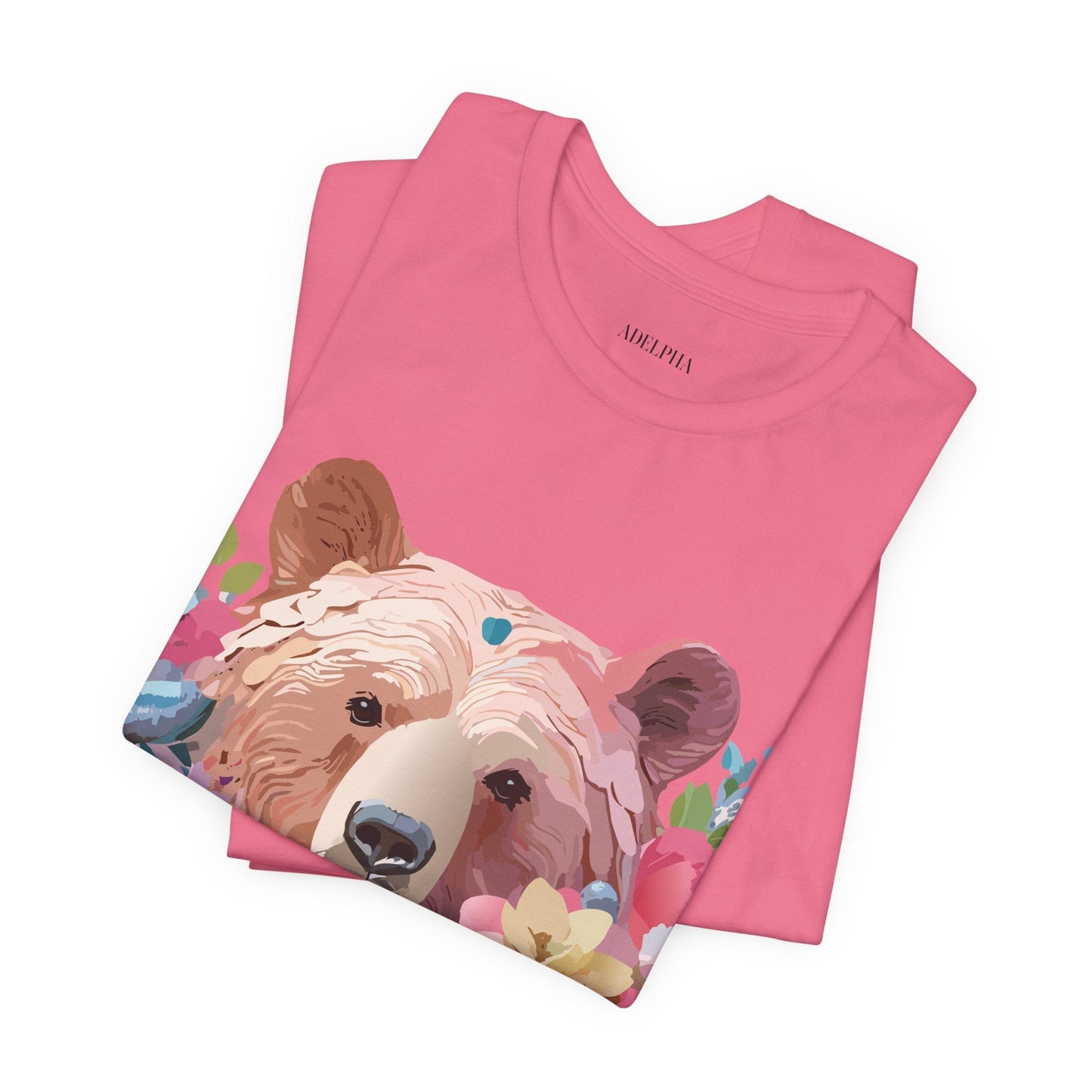 Bear Shirt Graphic Tee Unisex Jersey Short Sleeve Vintage Inspired Adelpha