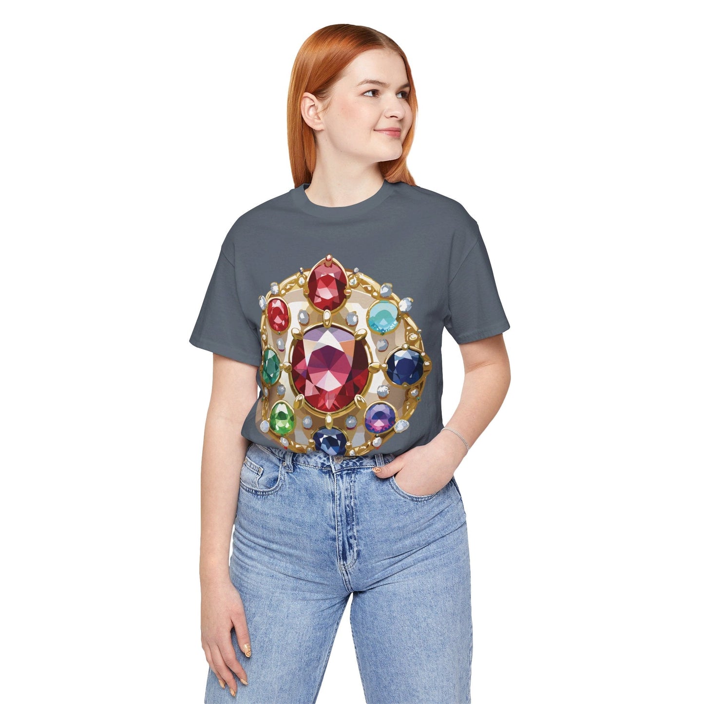 Adelpha Graphic T Shirt Unisex Vintage Artwork Tee Jewelry Design Short Sleeve Art Print