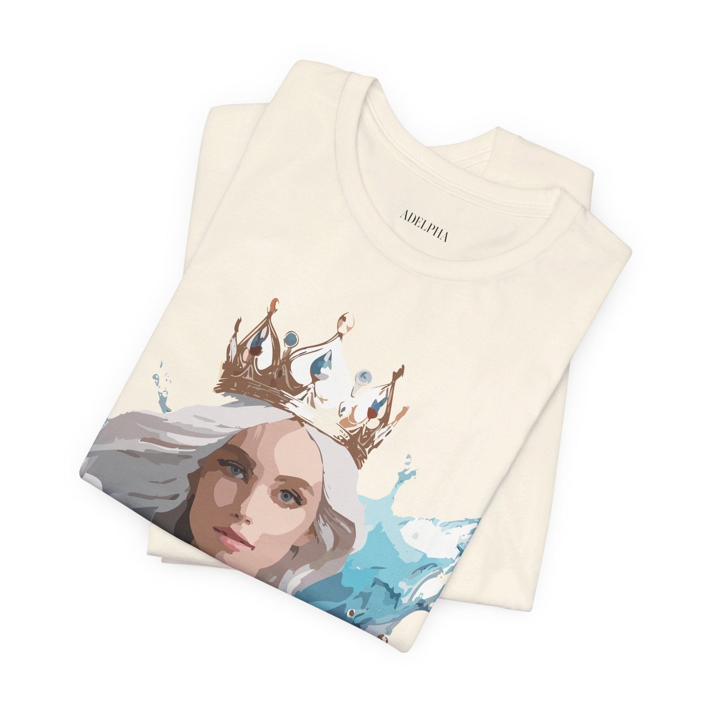 Queen Graphic T Shirt By Adelpha Unisex Jersey Short Sleeve Vintage Inspired Art Tee