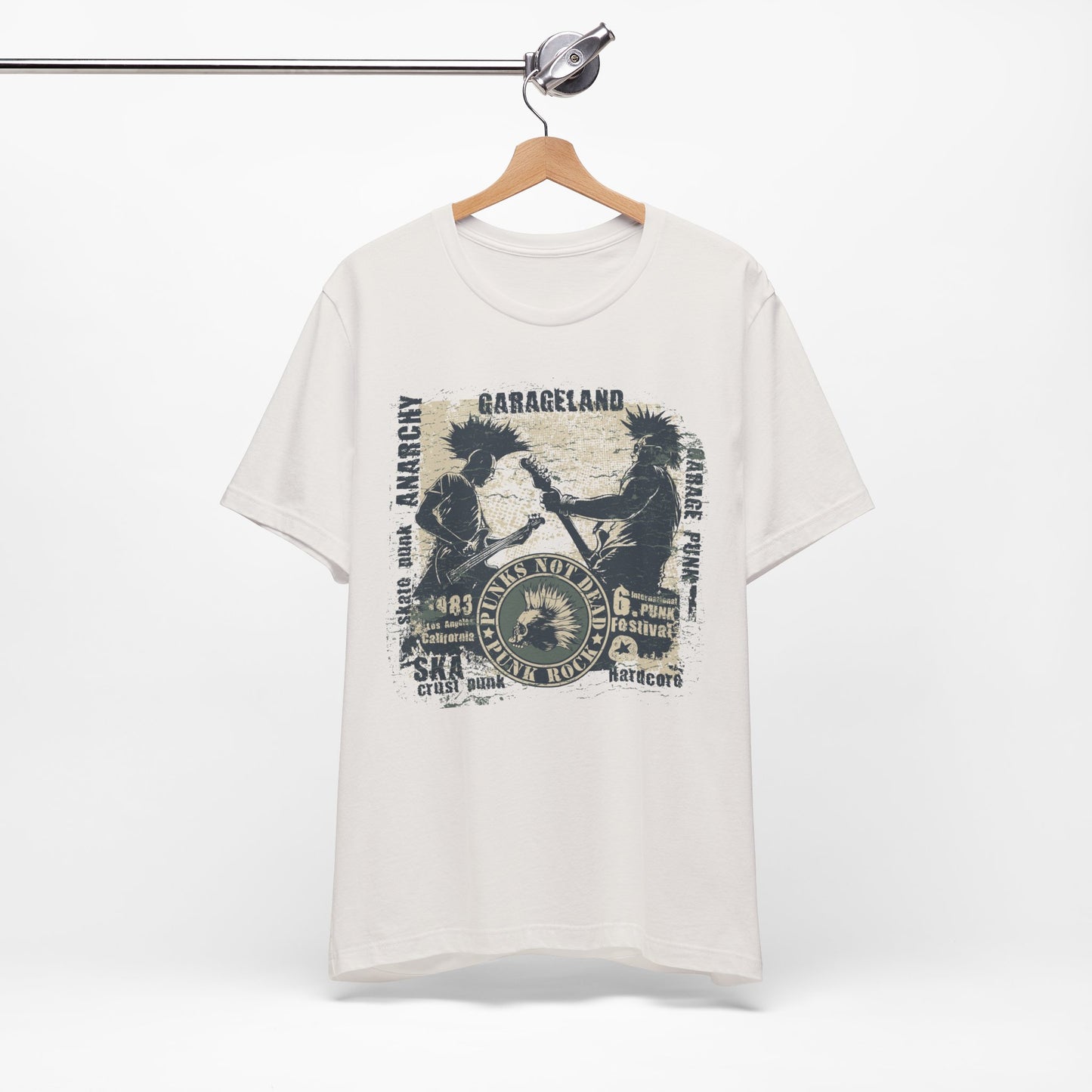 Punk Rock Graphic Tee, Retro Graphic T-Shirt, Artistic Vintage T-Shirt, Vintage Shirt, Retro Tee, Art Design Music Tees