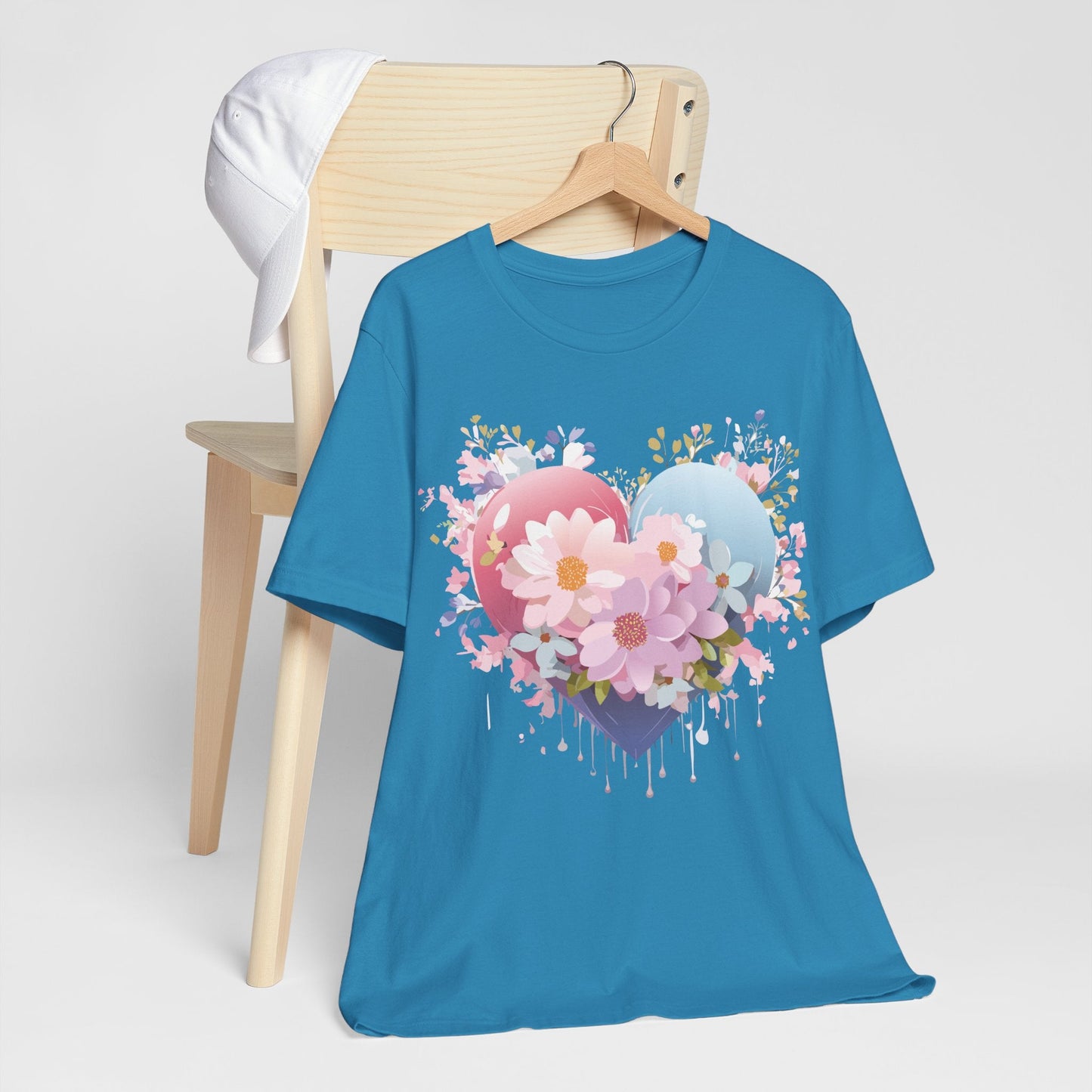 Valentine Graphic Tee Unisex Short Sleeve Vintage Inspired Artwork From Adelpha Premium Design