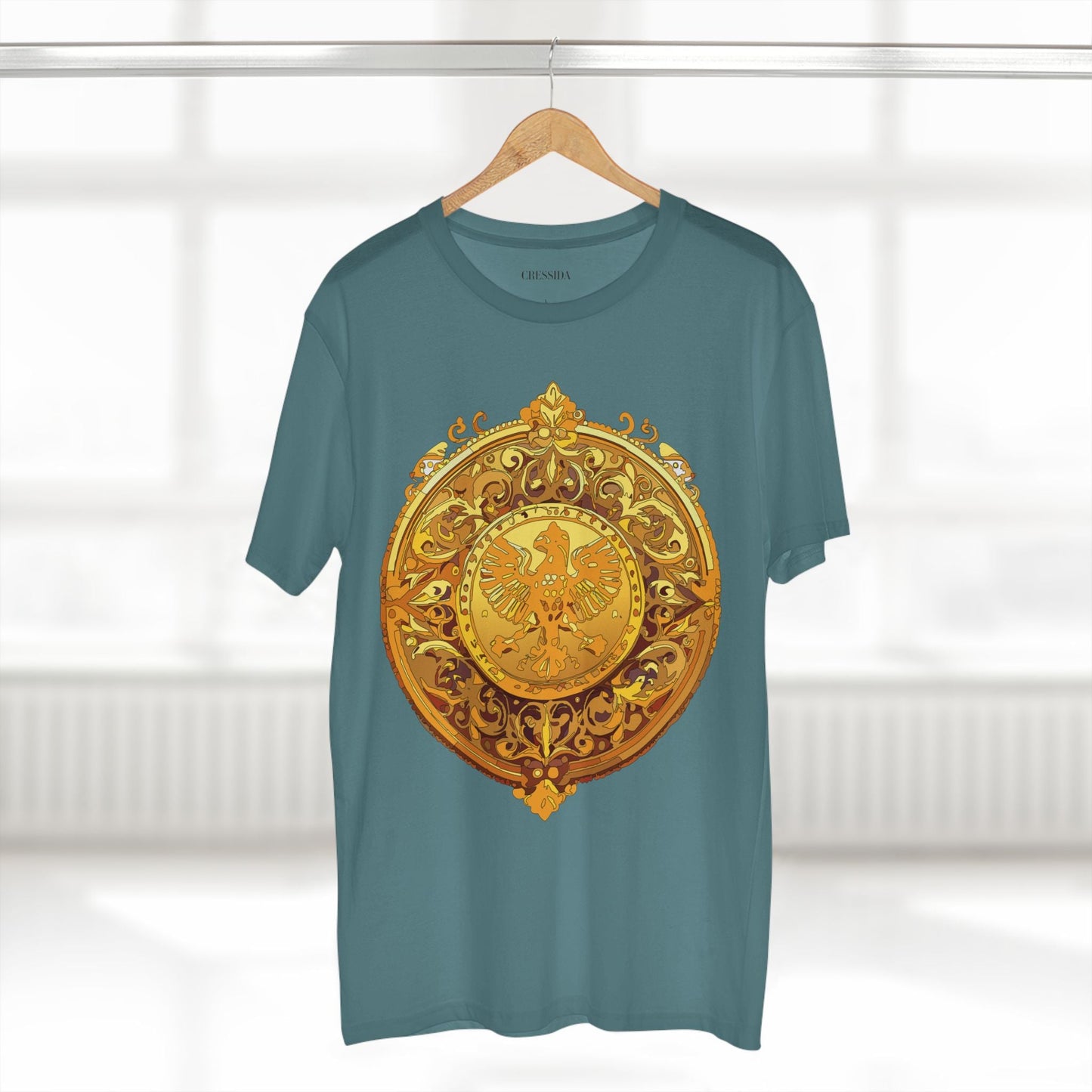 Antique Gold Coin Graphic Design T-Shirt Unisex 100 Cotton With Golden Print Artwork Tee 26