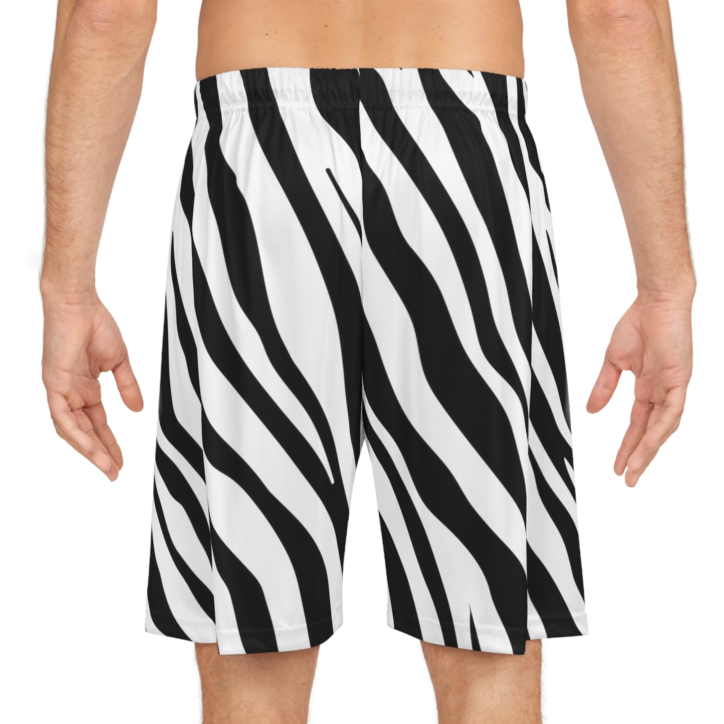 Basketballshorts für Herren mit Animalprint 