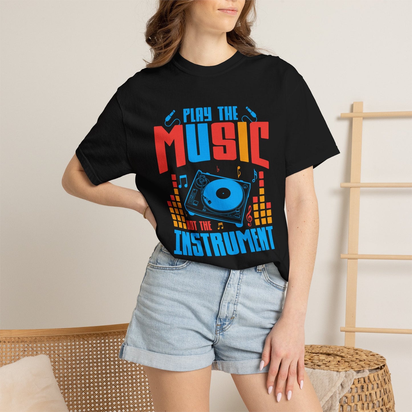 Music Graphic Design Unisex Cotton T-shirt 017