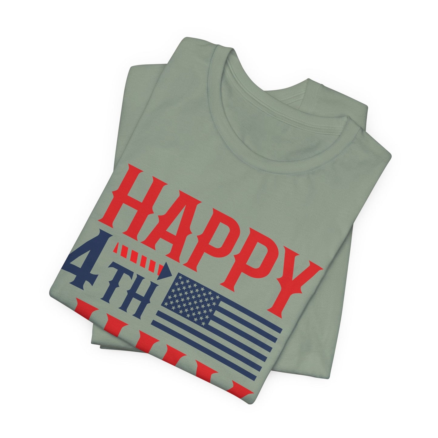 American Flag Graphic Unisex Cotton T-Shirt 011
