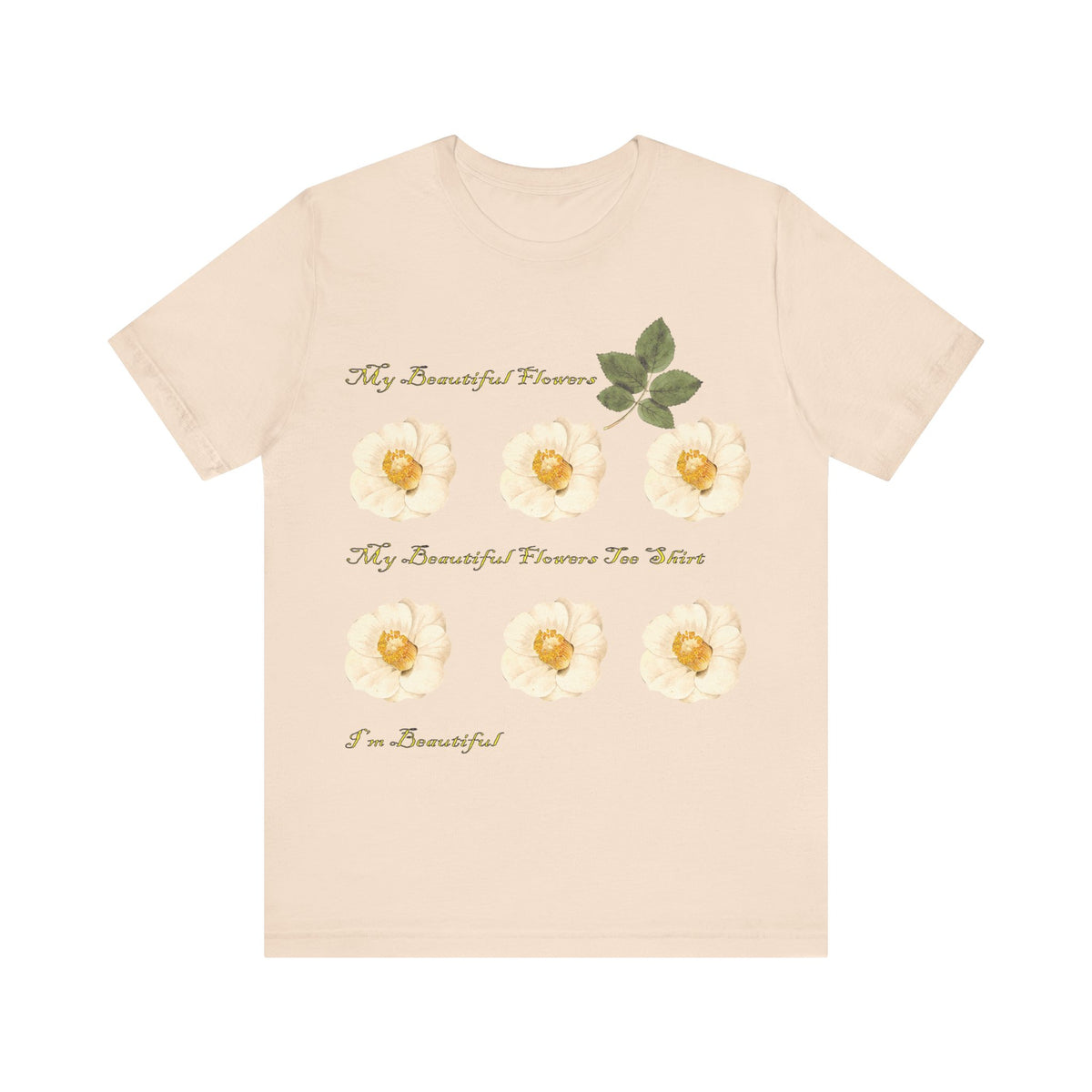 Floral Graphic Tee Shirt - Bella+Canvas Unisex 100 Cotton 53
