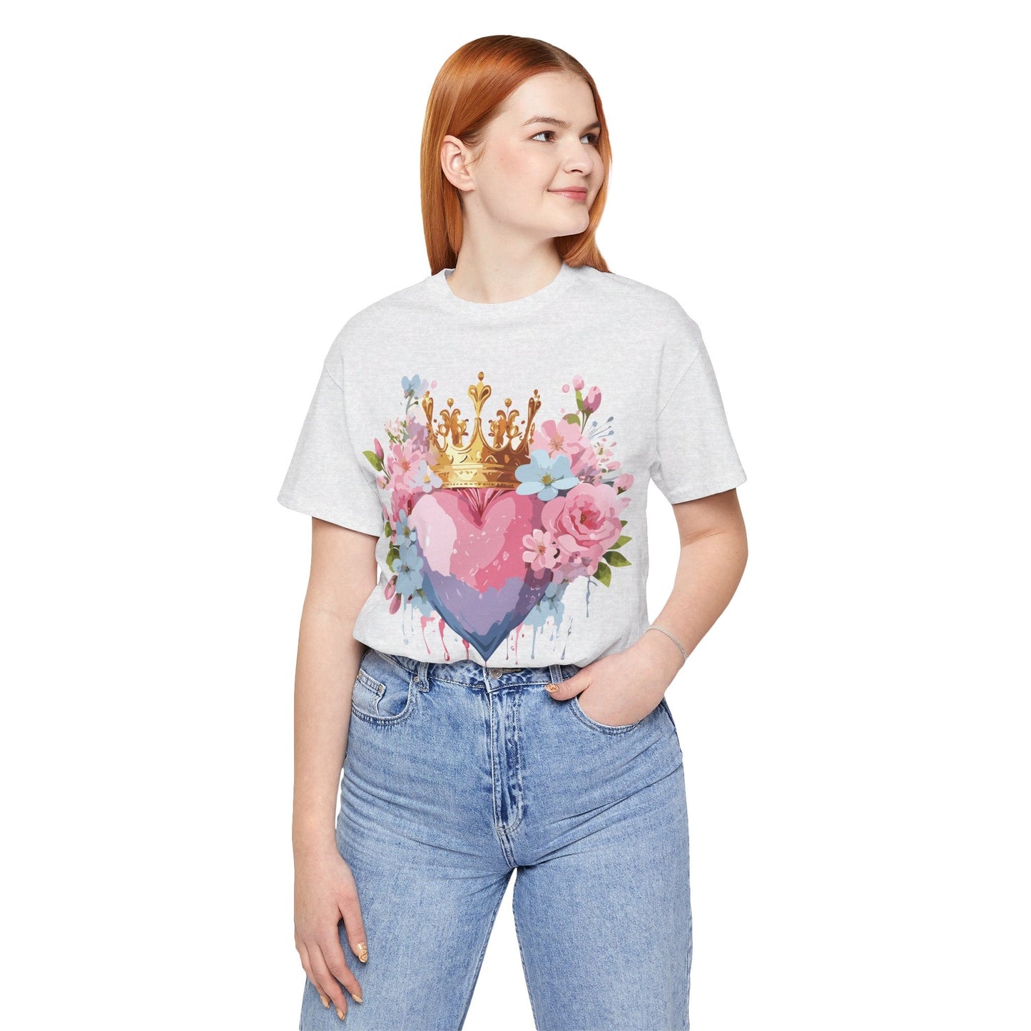 Valentine Graphic Tee Unisex Jersey Short Sleeve Adelpha Vintage Inspired Artwork