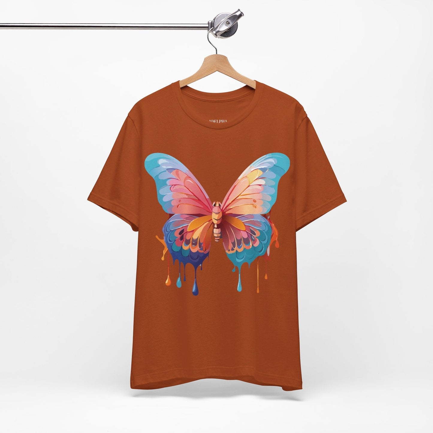 Butterfly Graphic Tee Adelpha Unisex Short Sleeve Design Tee