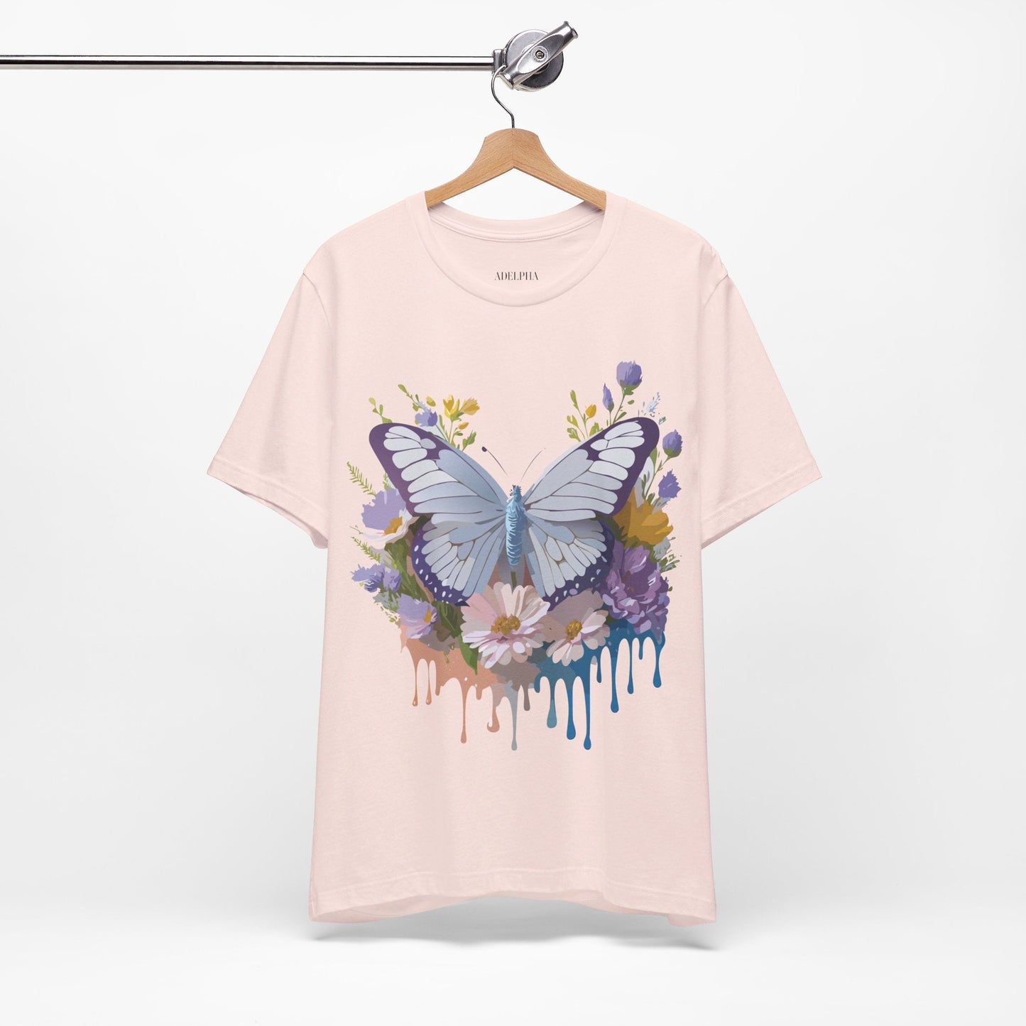 Adelpha Vintage Inspired Graphic Tee Unisex Short Sleeve Shirt