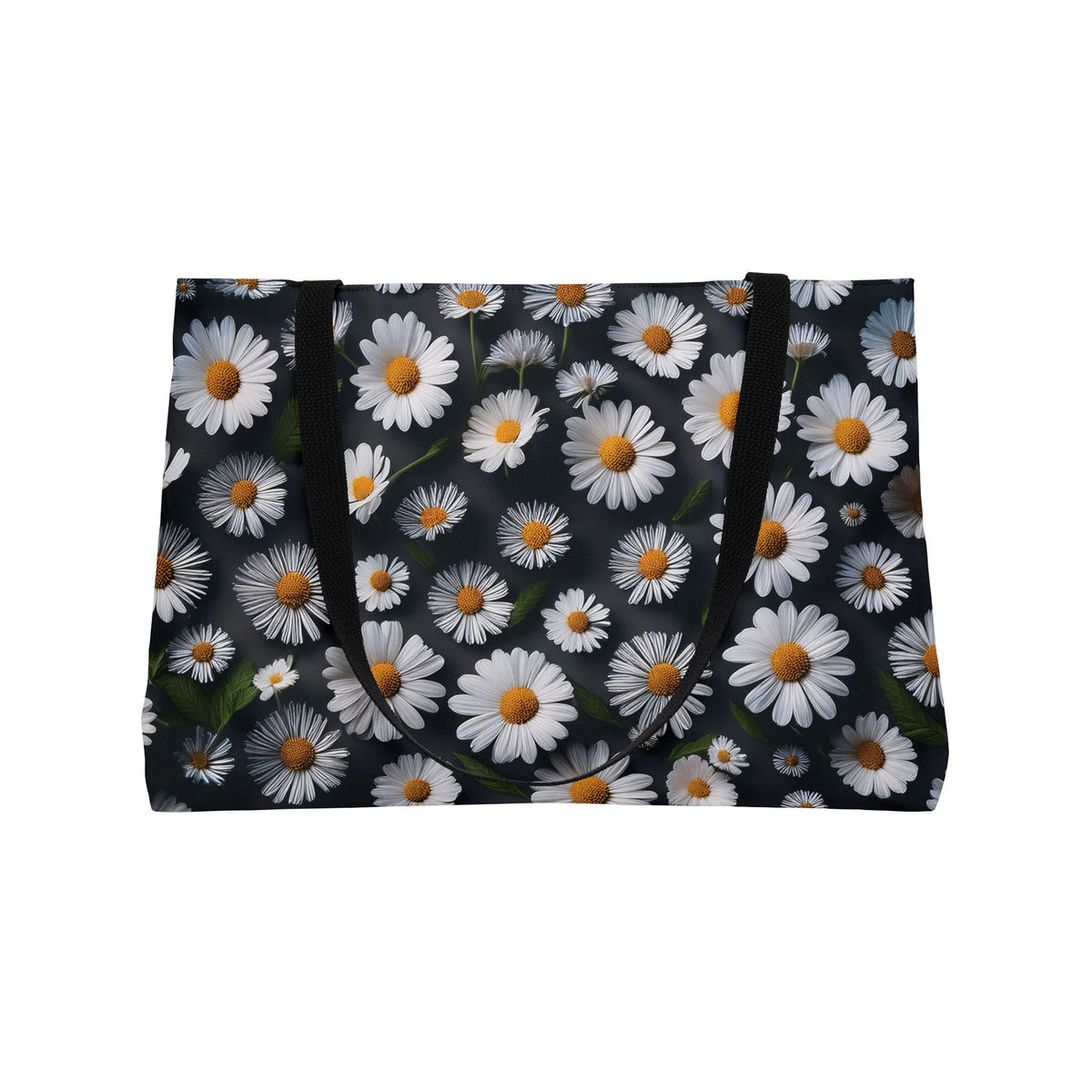 Floral Print Poly Canvas Weekender Bag 10