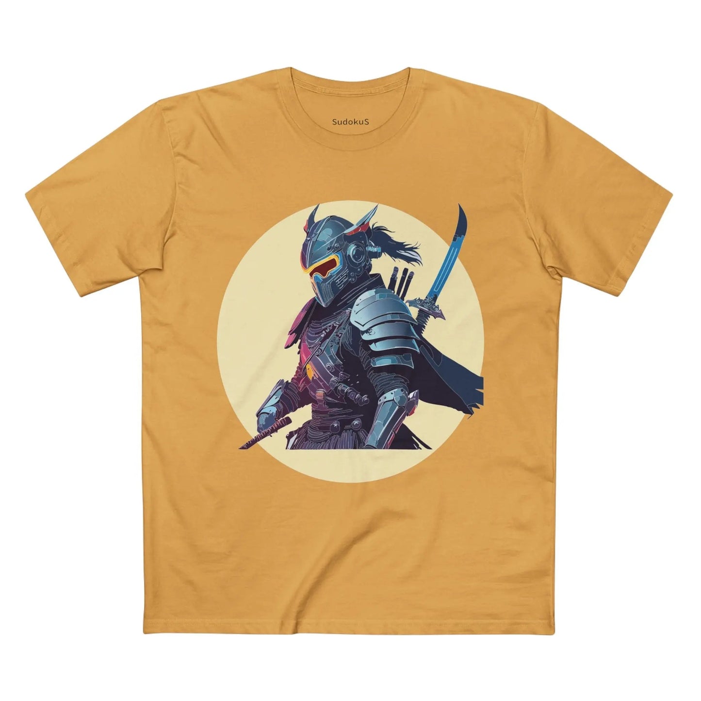 Samurai Graphic Unisex 100 Cotton Staple Tee 4