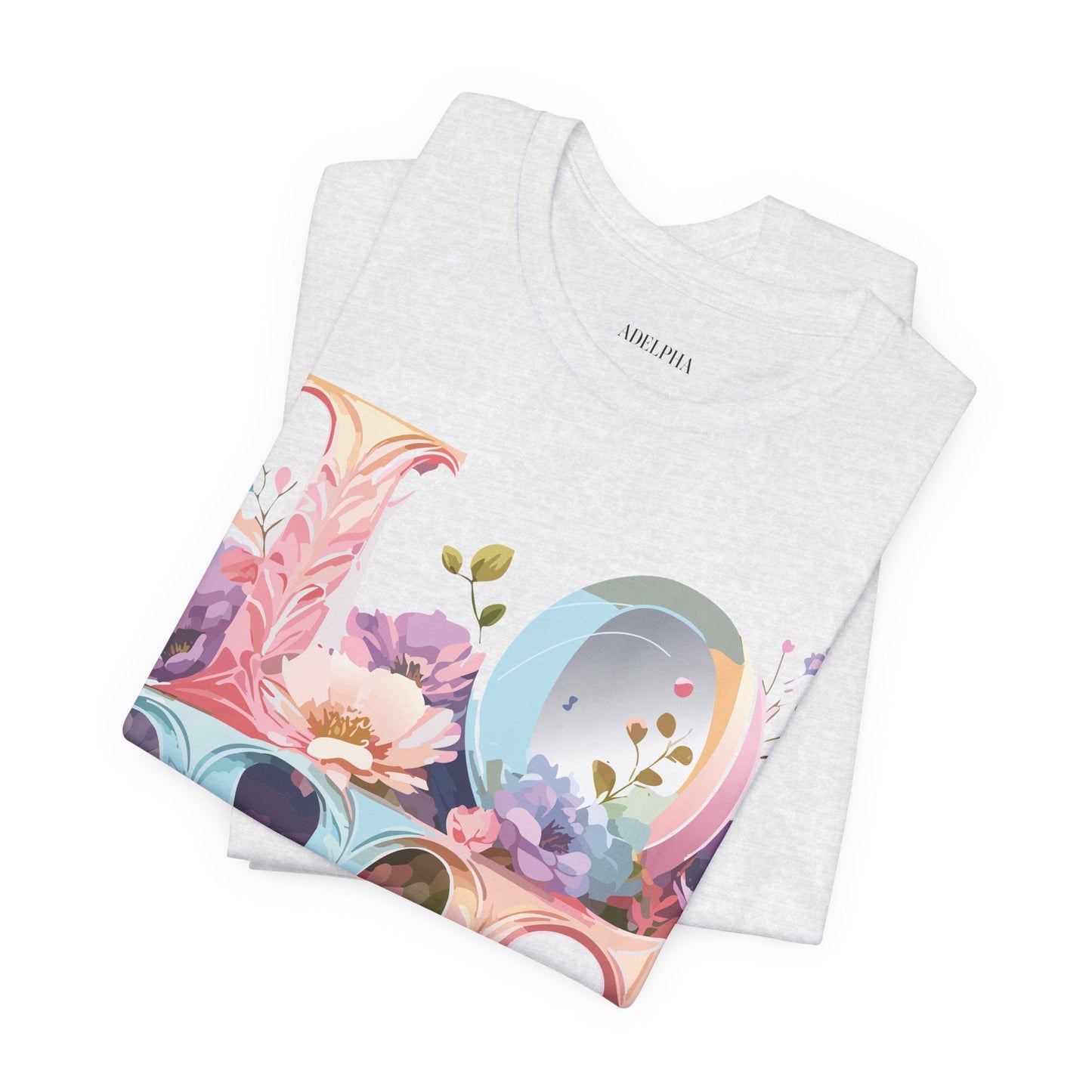 Adelpha Valentine Graphic Tee Unisex Short Sleeve Vintage Inspired Art Design for Everyday Wear