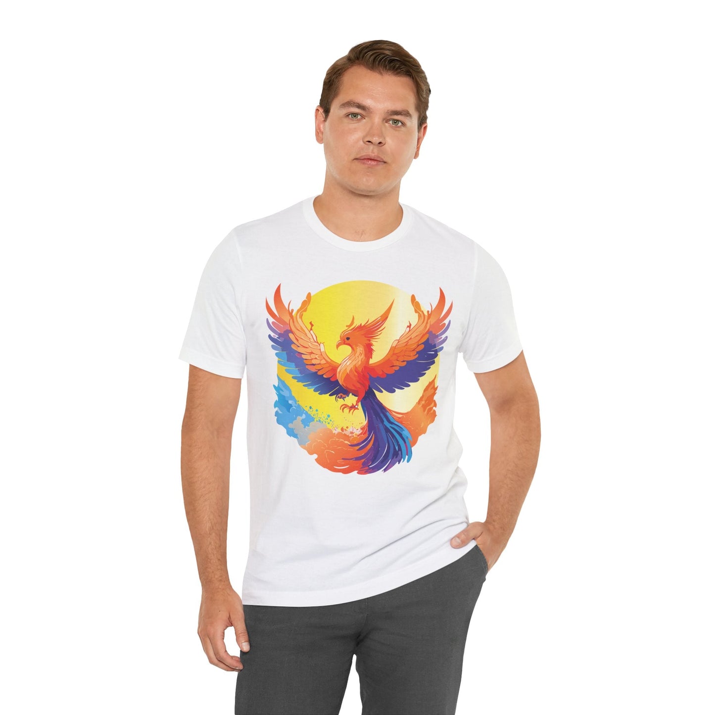 Unisex Animal Print Tee Shirt With Art Design Wild Animals Short Sleeve Comfort Fit
