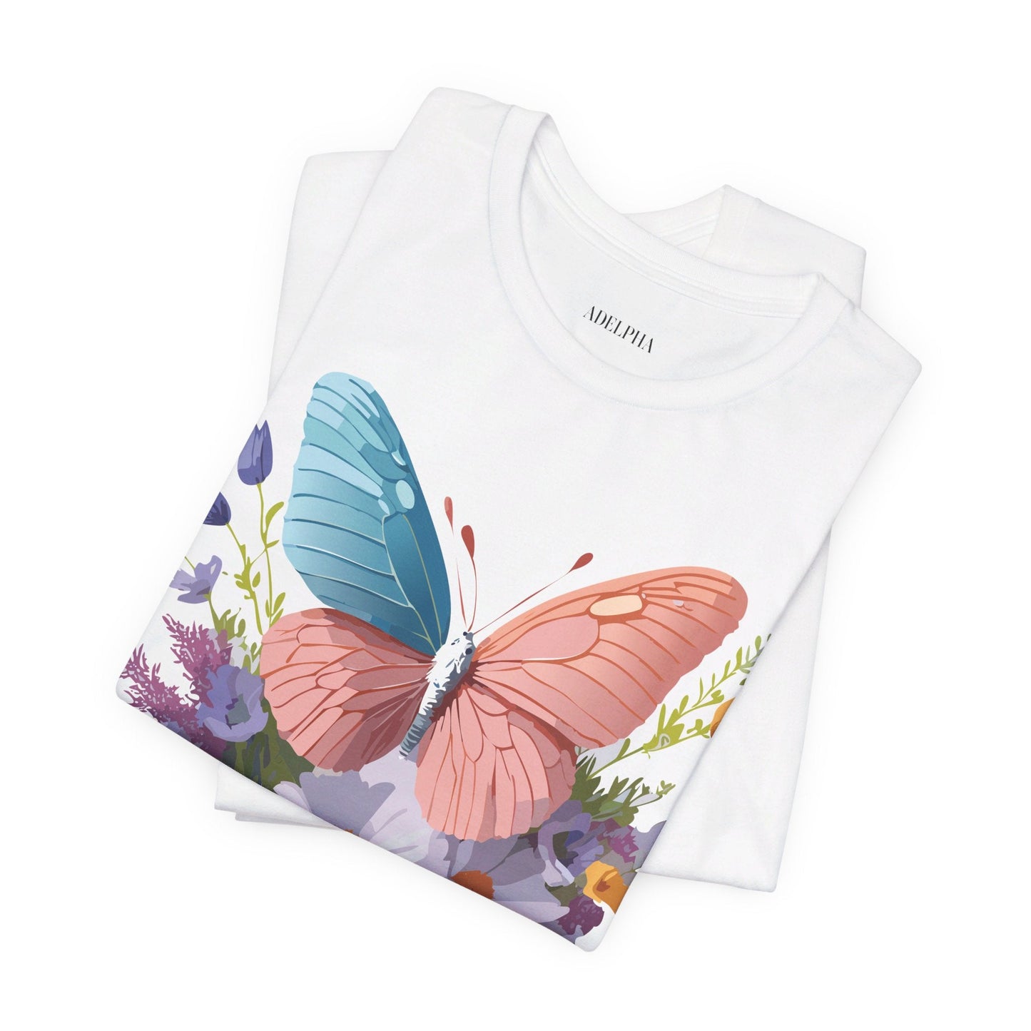 Butterfly Graphic Tee Unisex Art Design Shirt With Vintage Adelpha Artwork